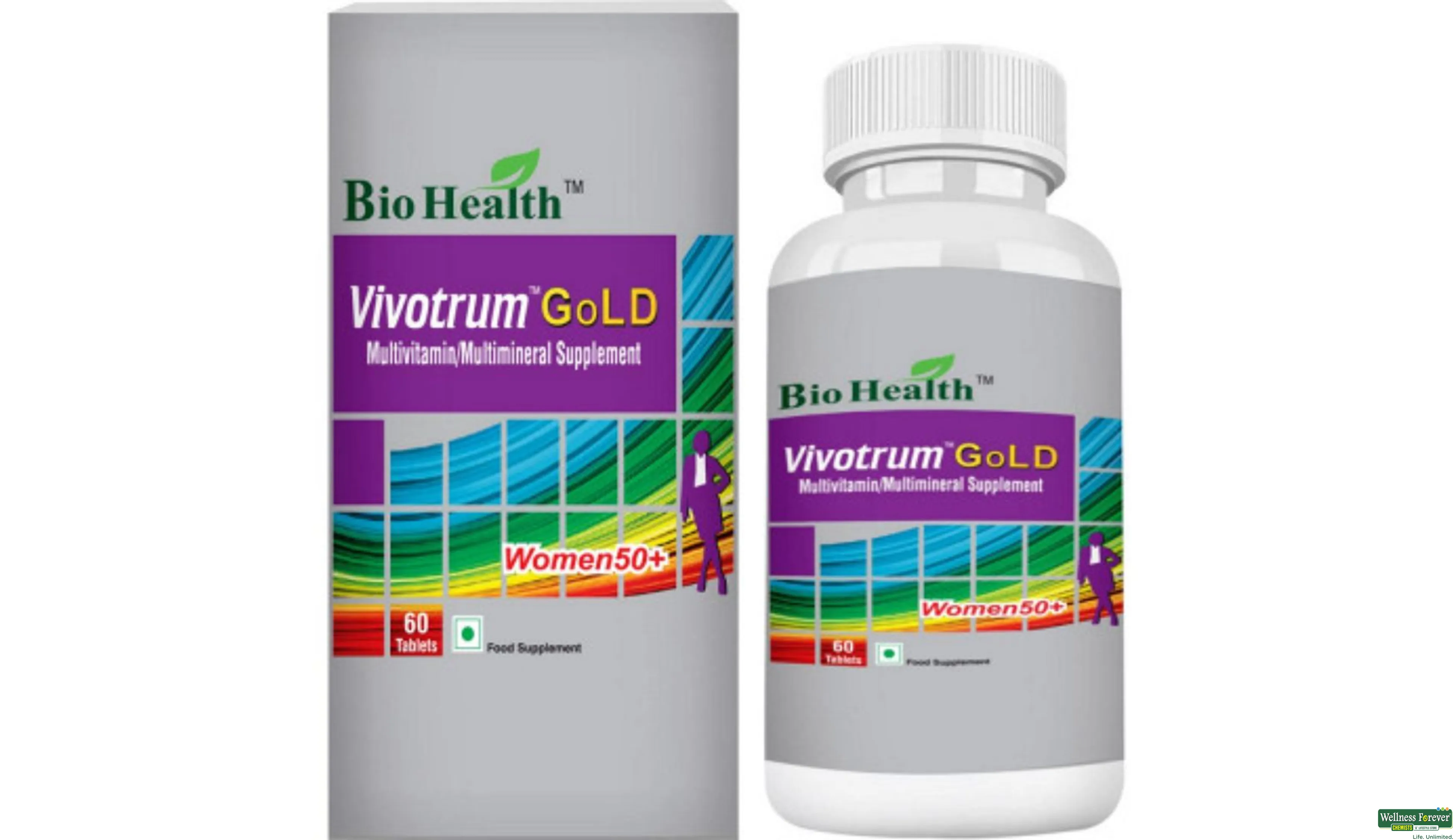 BIOHEALTH VIVOTRUM GOLD WOMEN50+ 60TAB- 1, 60TAB, 