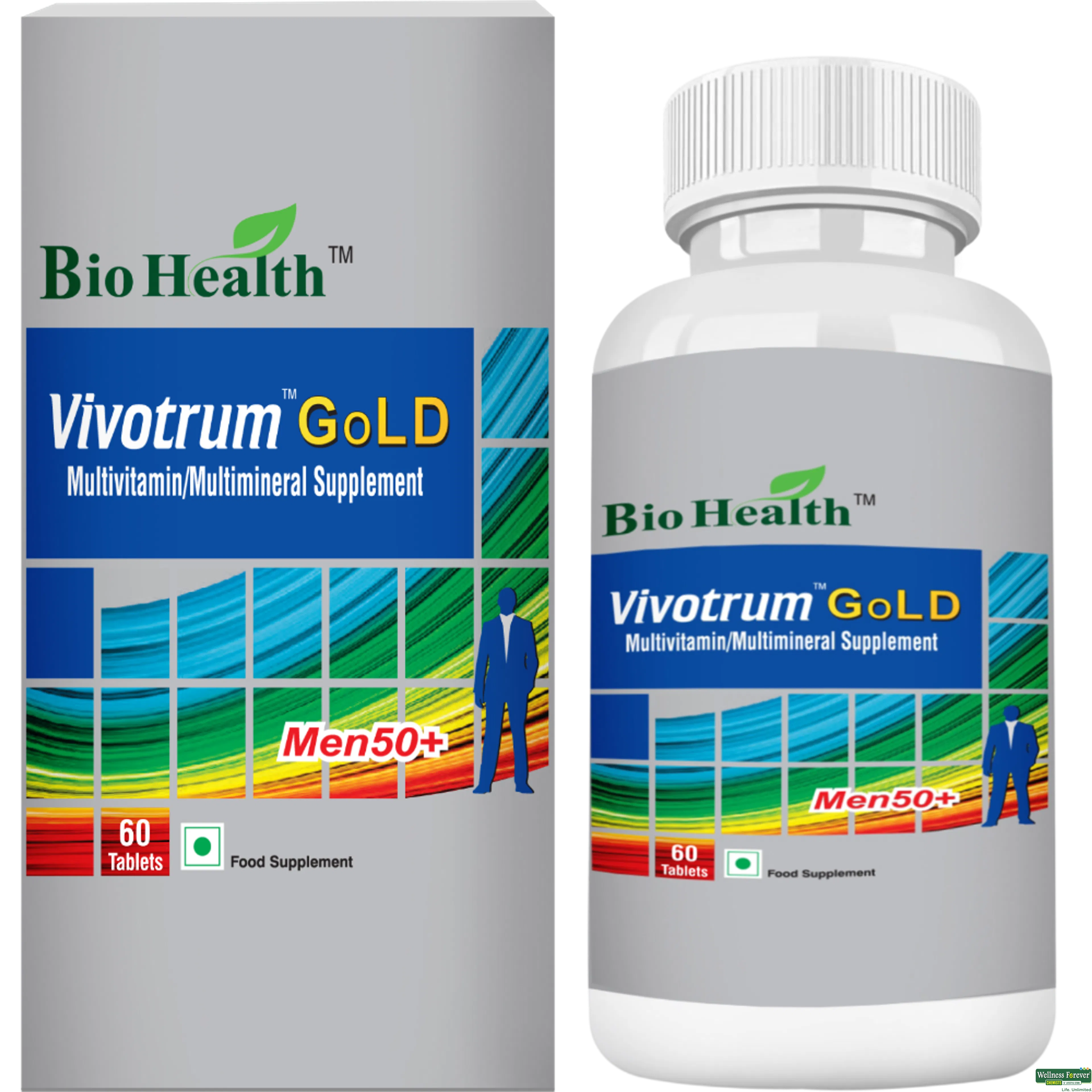 BIOHEALTH VIVOTRUM GOLD MEN50+ 60TAB-image