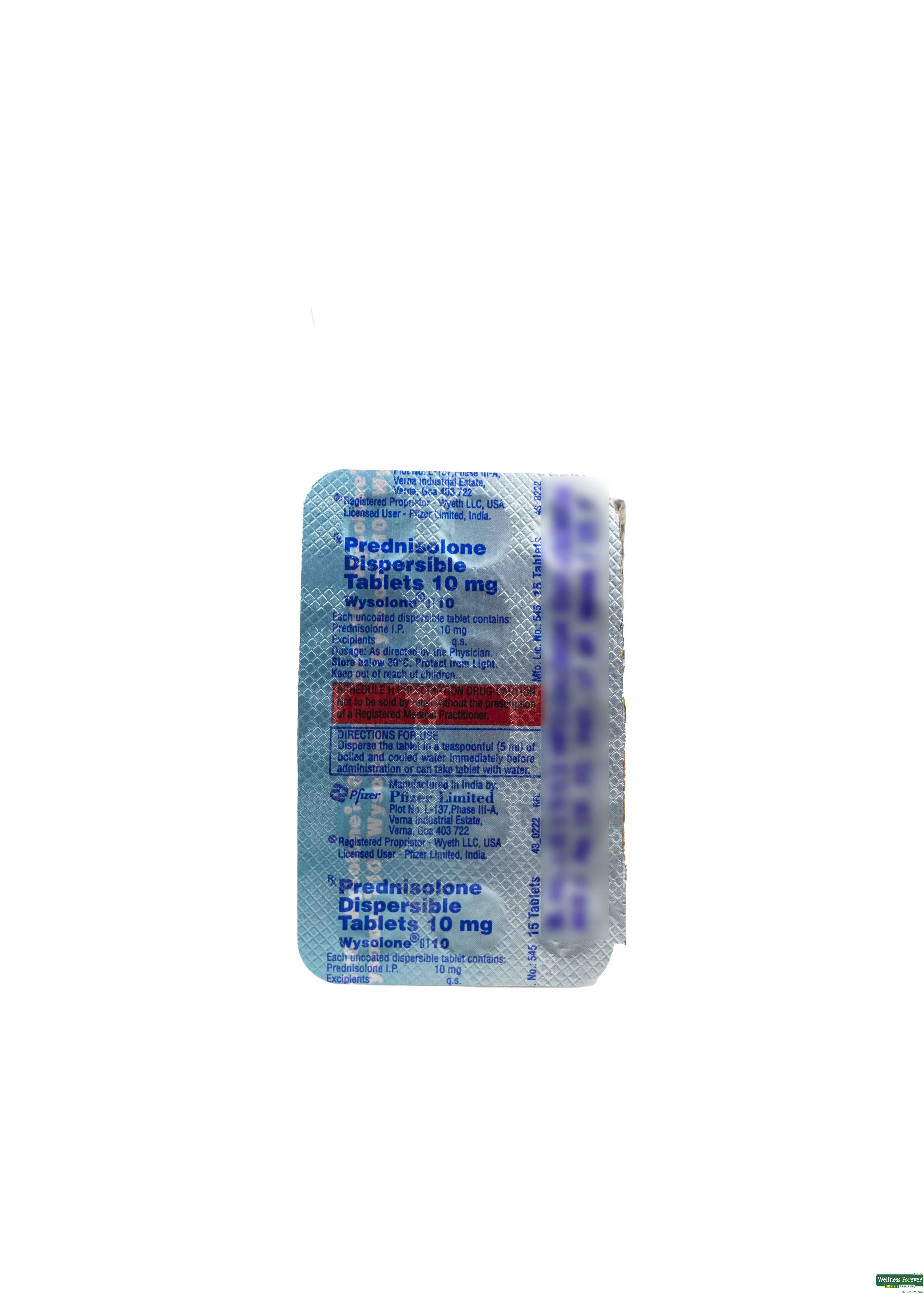 WYSOLONE DT 10MG 15TAB-image