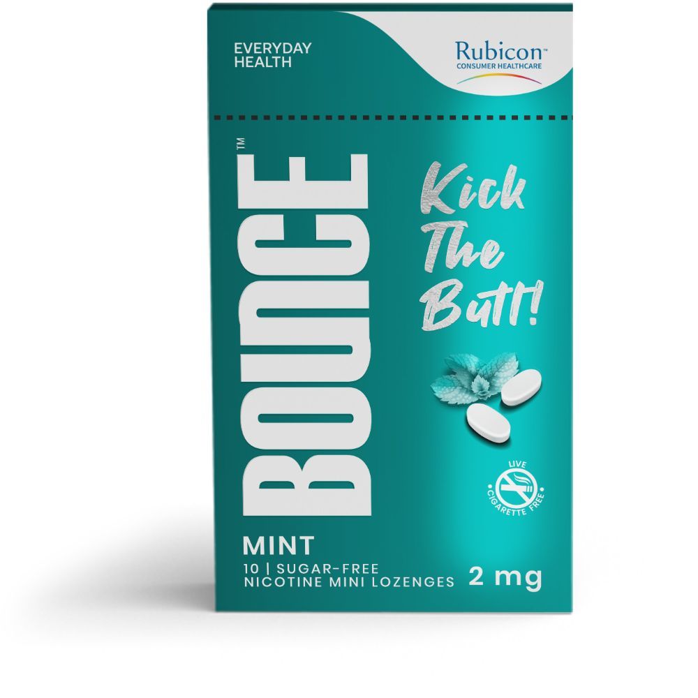 BOUNCE Nicotine Mini Lozenge 2 mg, Mint Flavour, Sugar Free