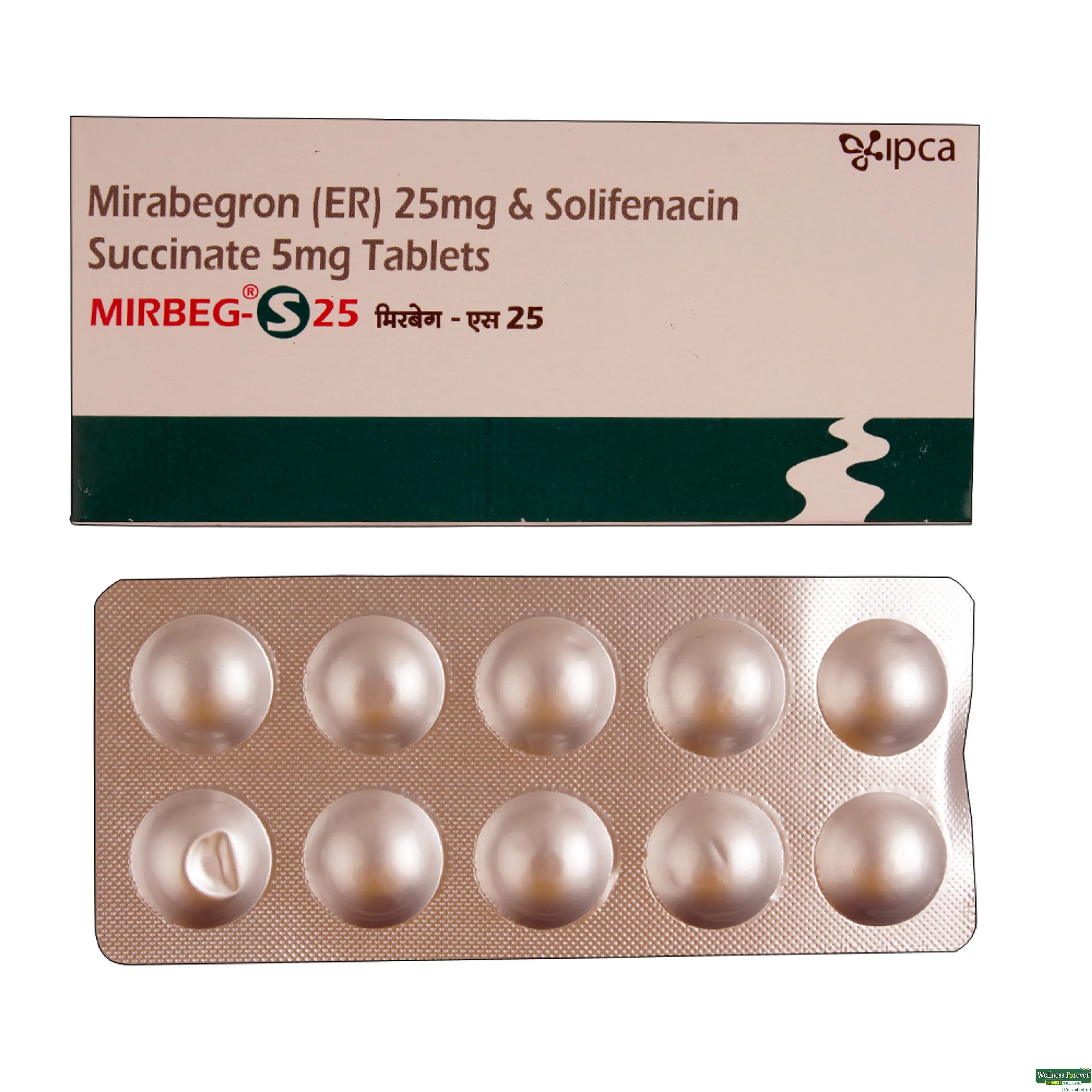 MIRBEG-S 25MG 10TAB-image