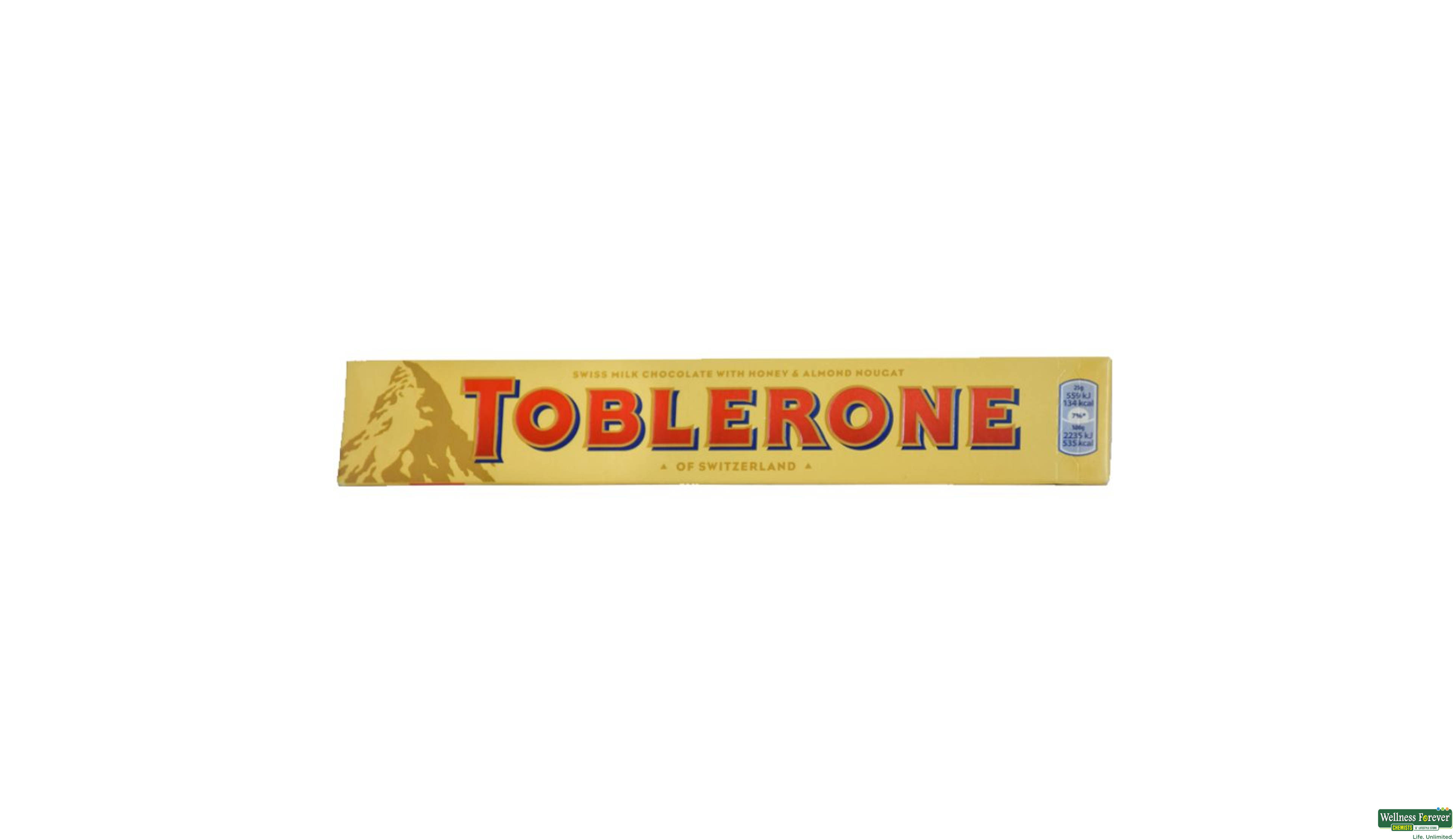 TOBLERONE CHOC MILK BAR 100GM- 1, 100GM, null