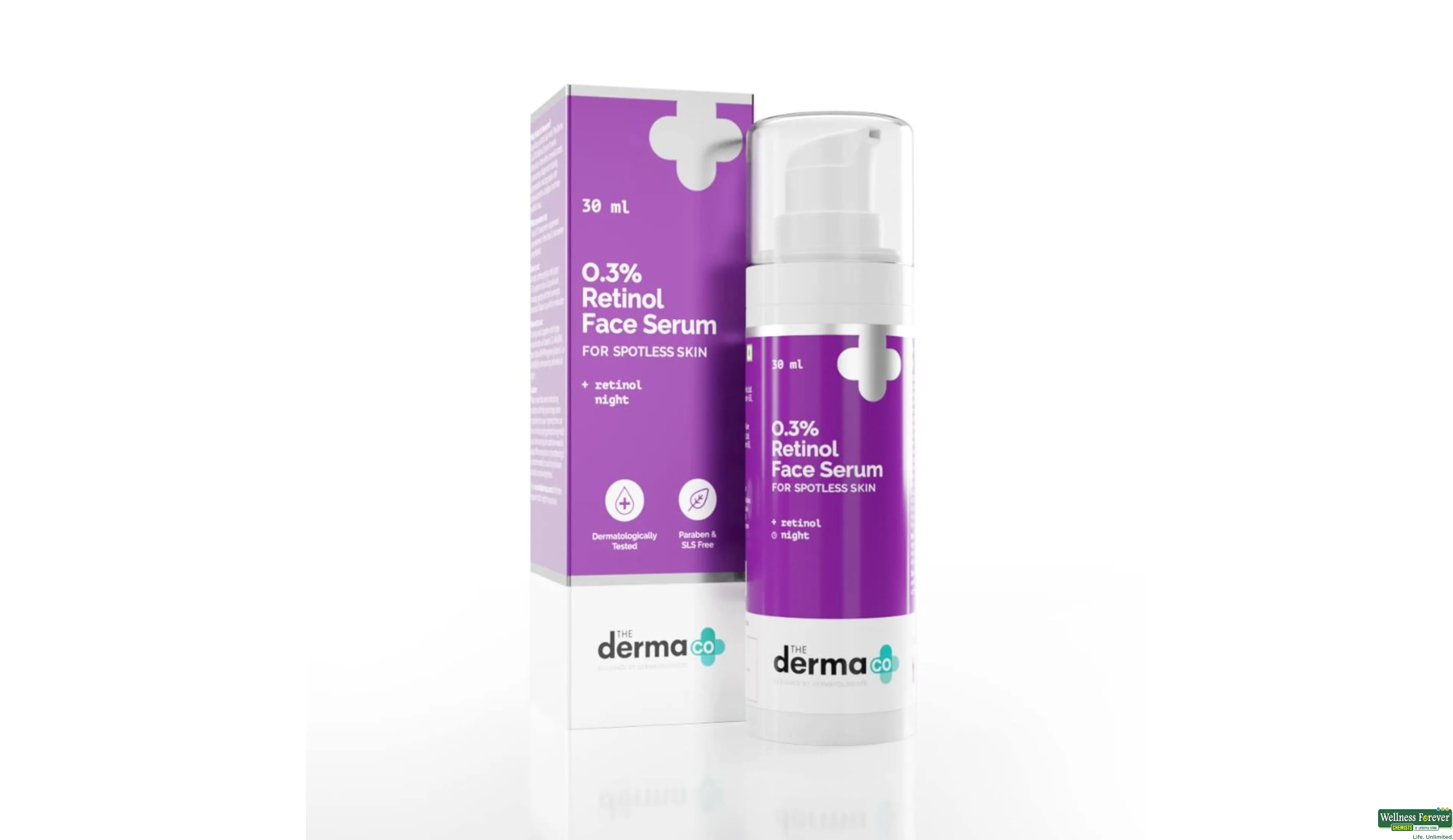 DERMA CO 0.3% RETINOL FACE SERUM 30ML- 1, 30ML, 