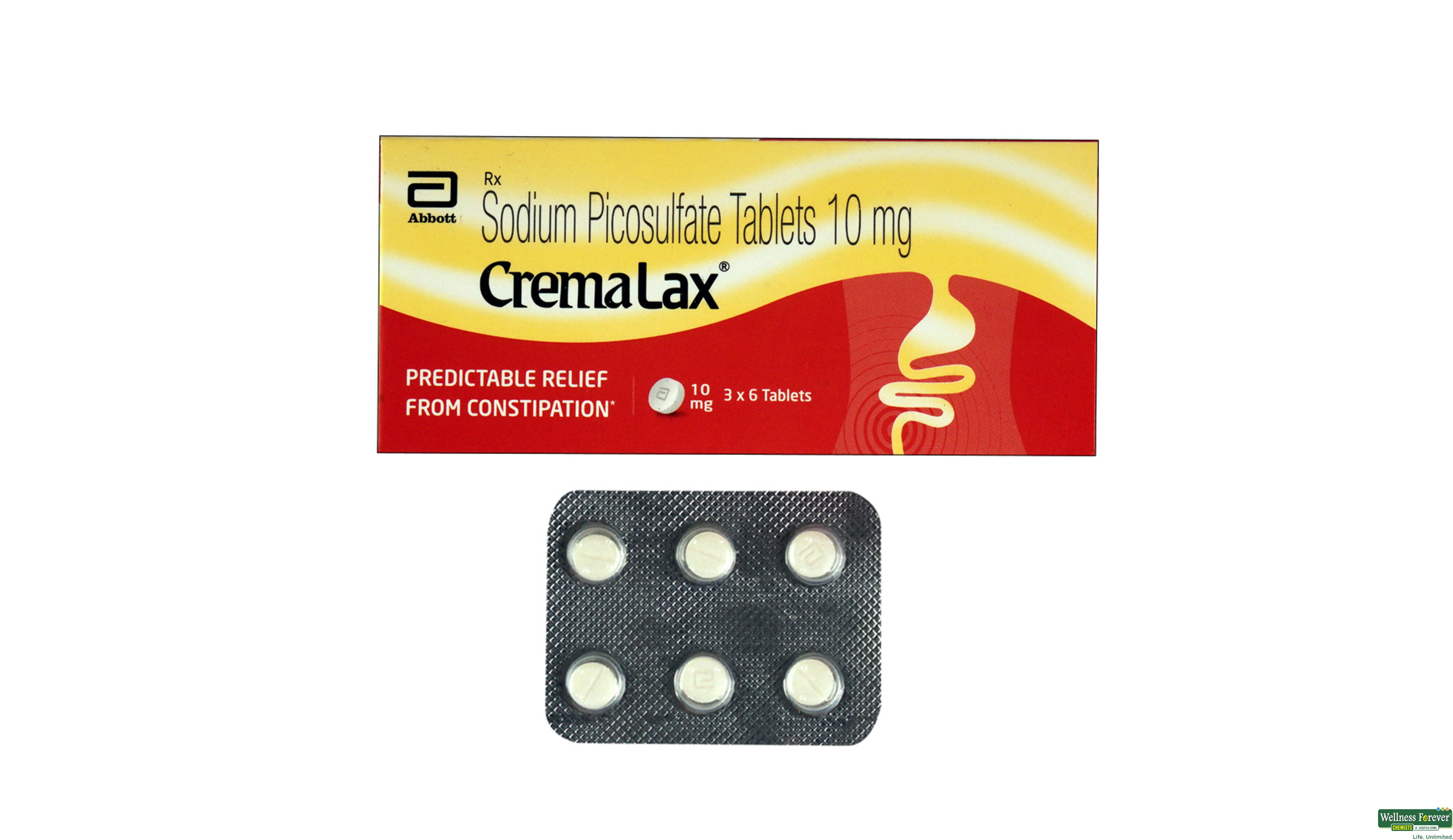 CREMALAX 10MG 6TAB- 1, 6TAB, 