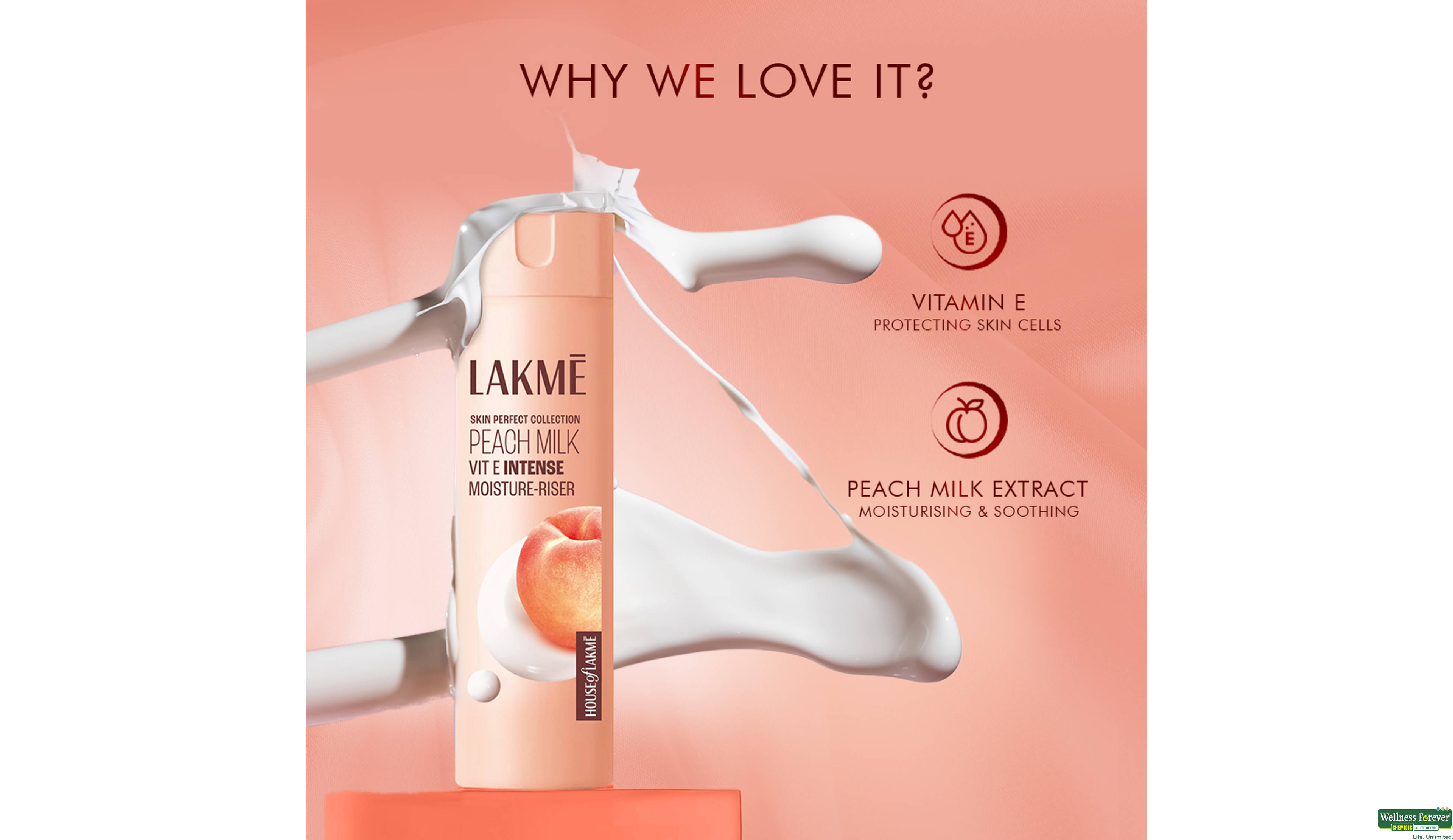 LAKME PEACH MILK MOISTURE INTENSE 60ML- 6, 60ML, null