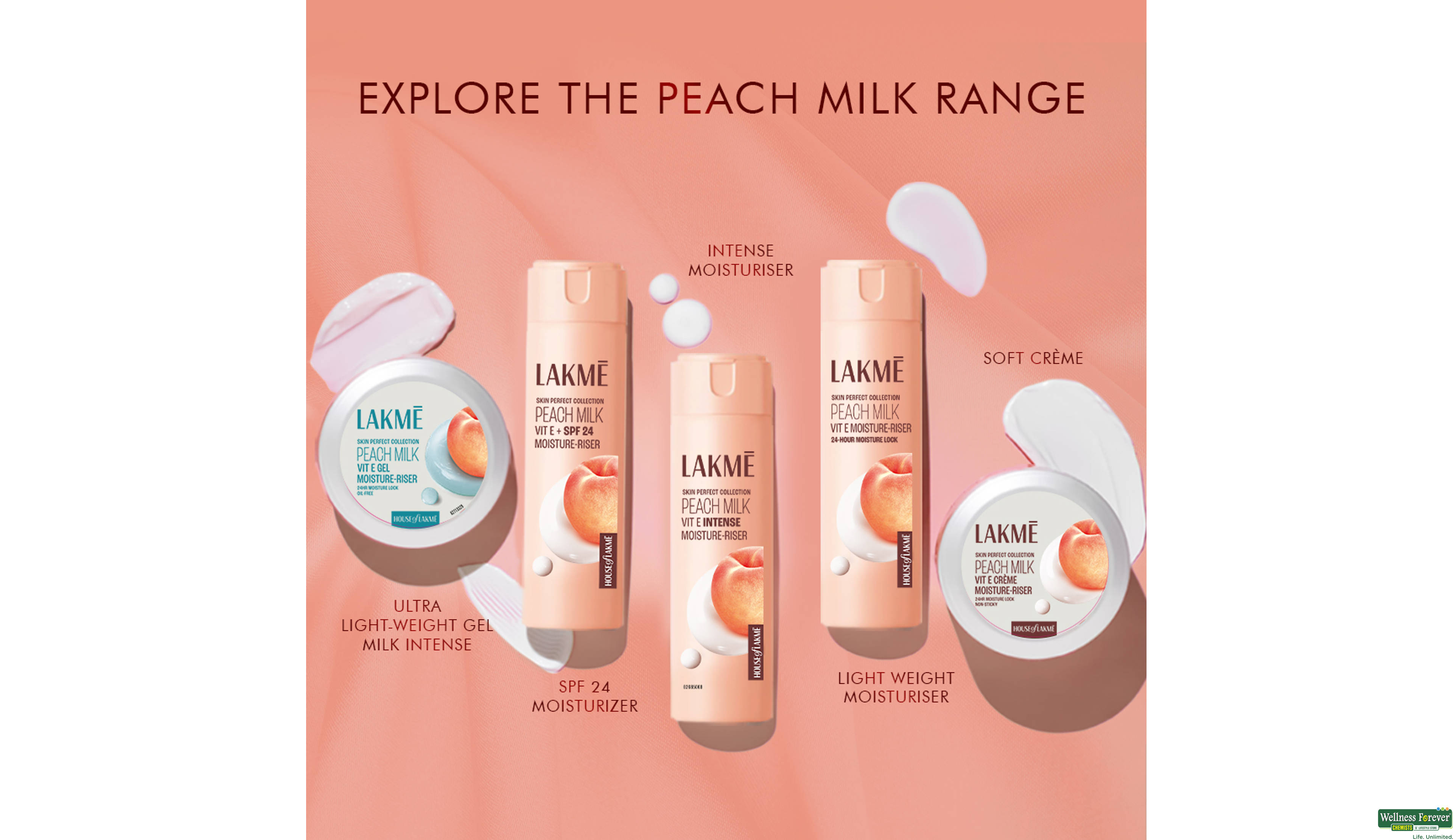LAKME PEACH MILK MOISTURE INTENSE 60ML- 9, 60ML, null