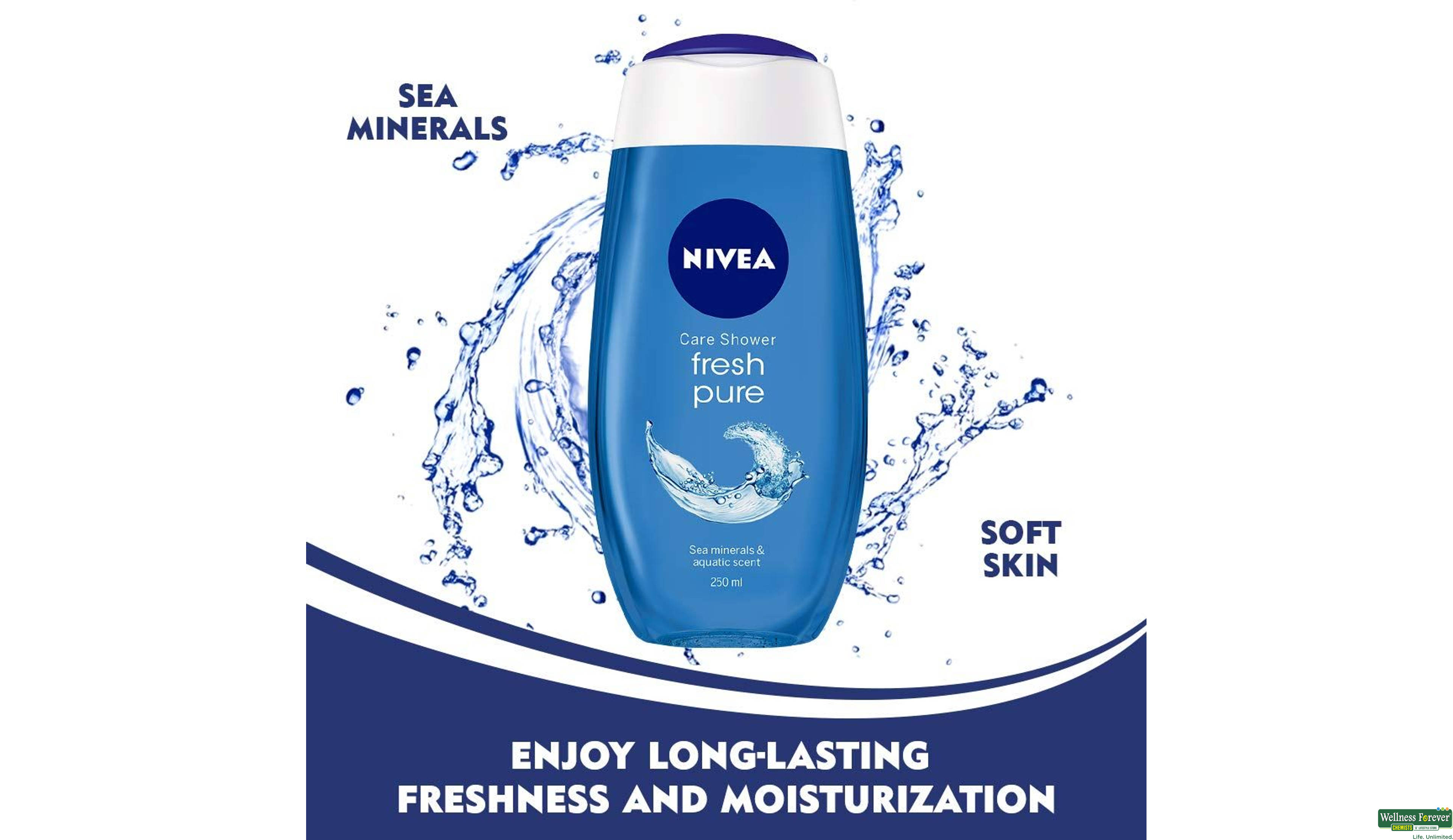 NIVEA FRESH PURE S/GEL 250ML- 3, 250ML, 