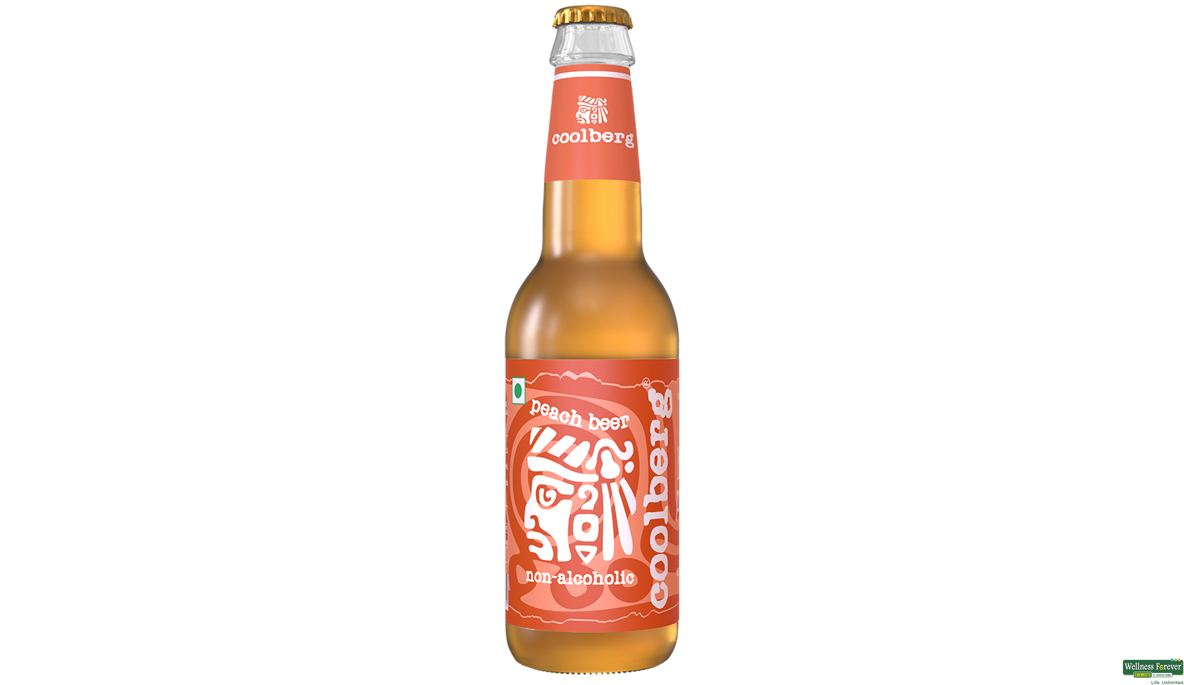 COOLBERG PEACH NON ALCOHOLIC 330ML- 2, 330ML, 