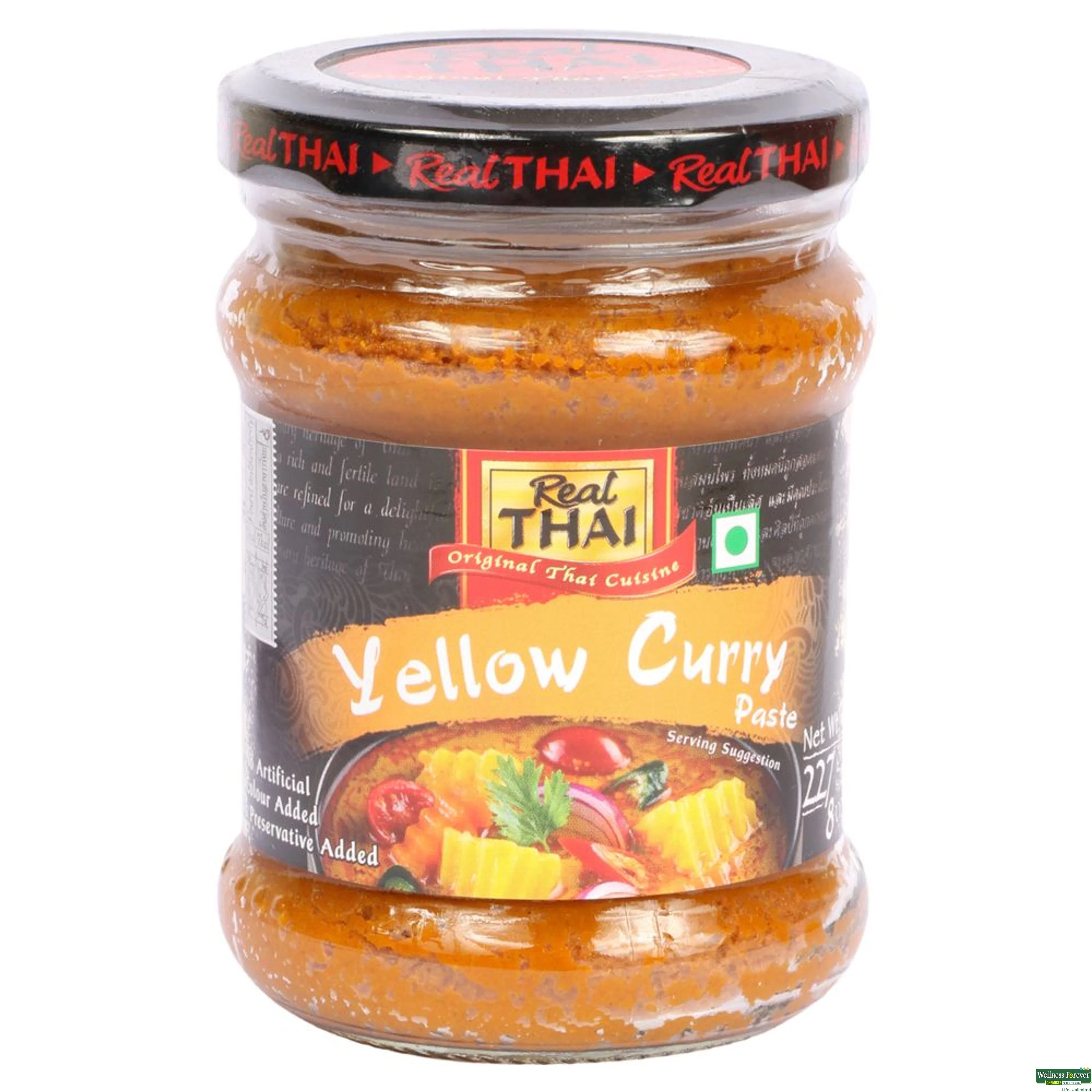 REAL THAI YELLOW CURRY PASTE 227GM-image
