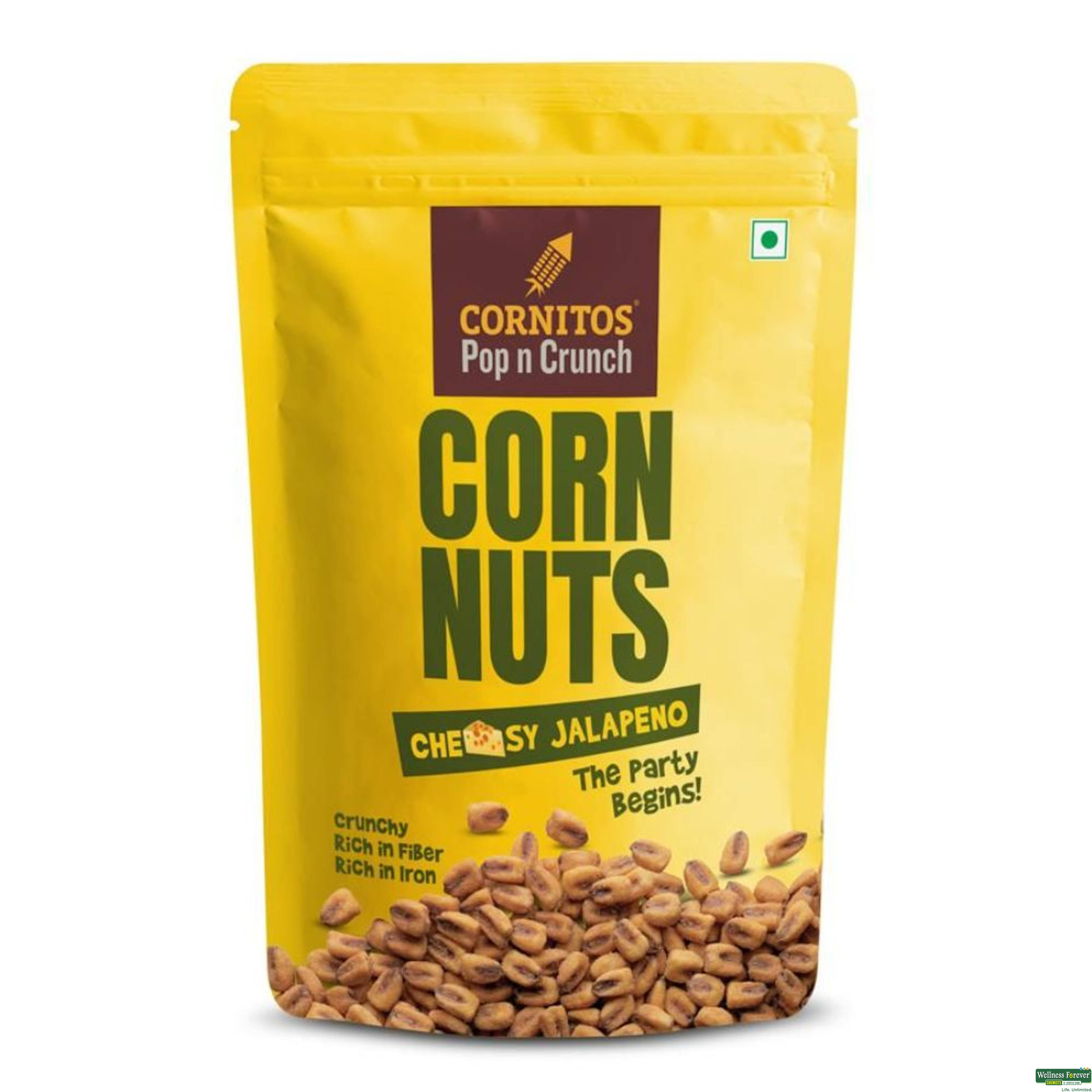 Cornitos Cheesy Jalapeno Corn Nuts, 150 g -image