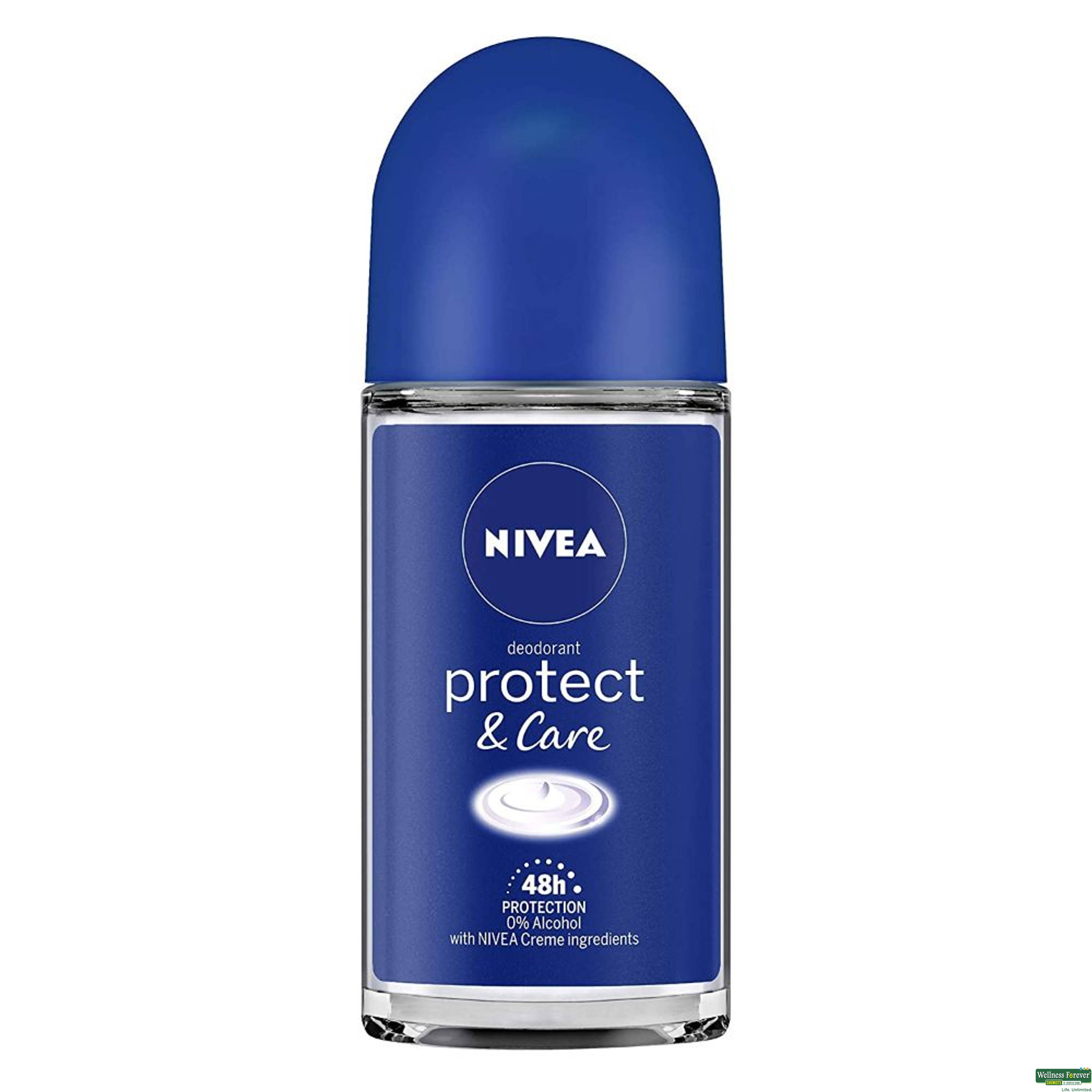 Nivea Protect & Care Deodorant Roll On for Unisex, 50 ml-image