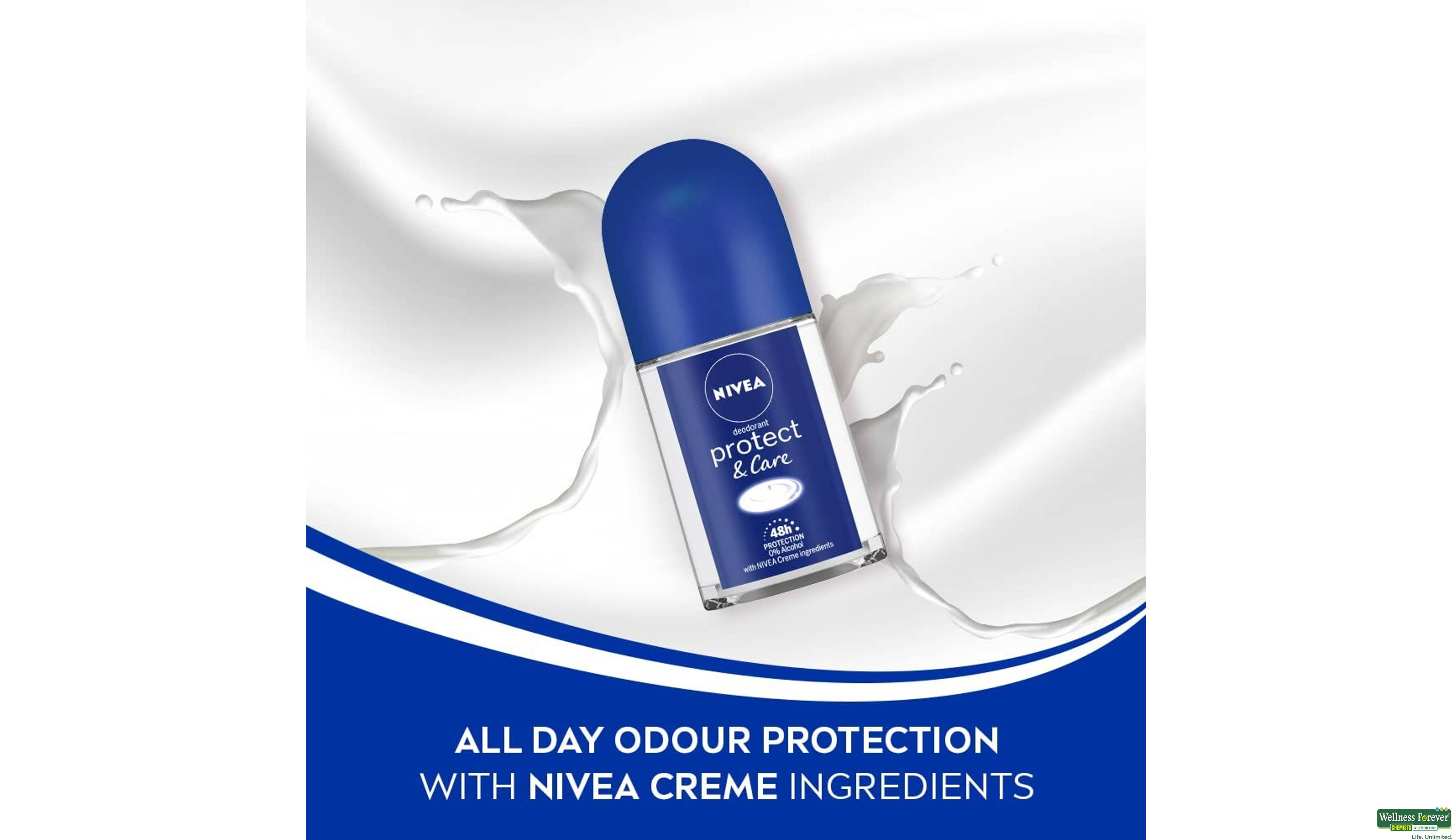 NIVEA PROTECT AND CARE DEO 50ML- 3, 50ML, 