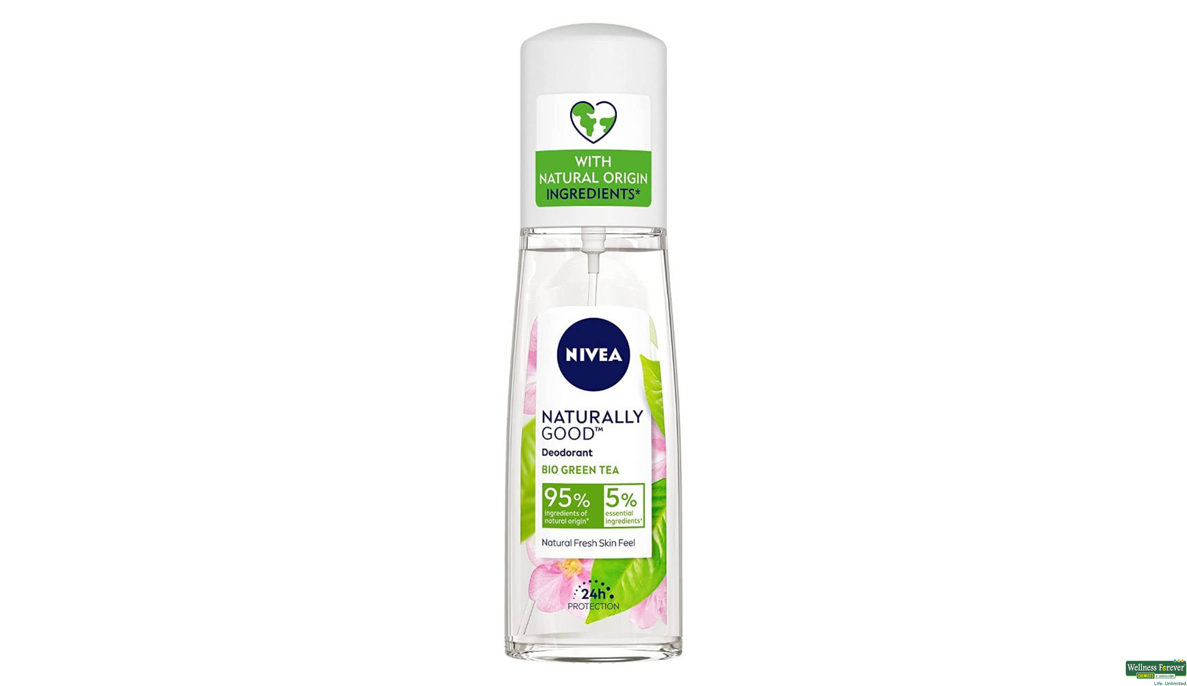 NIVEA NATURALLY GOOD DEO 75ML- 1, 75ML, 