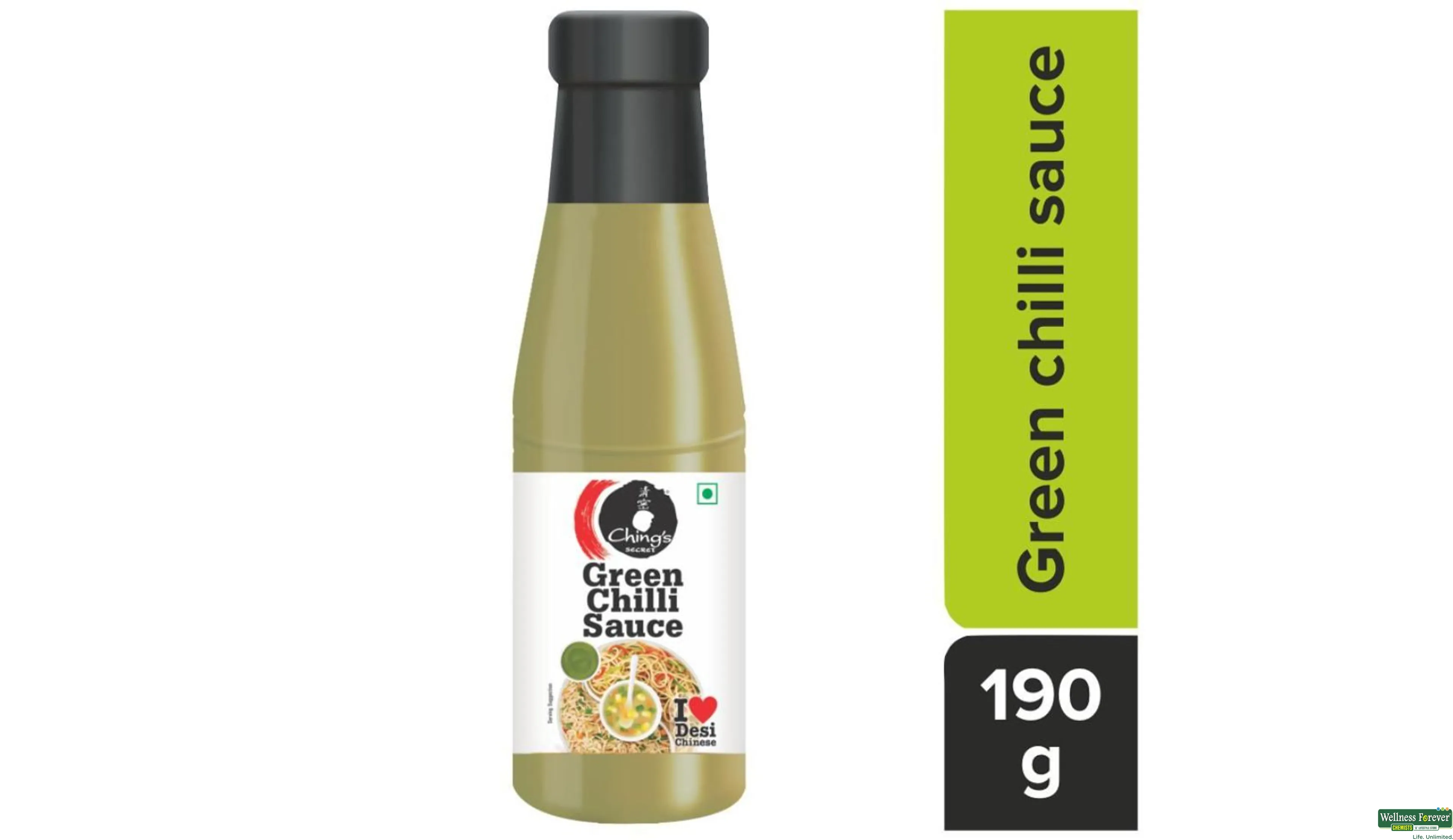 CHINGS GREEN CHILLI SAUCE 190GM- 1, 190GM, 