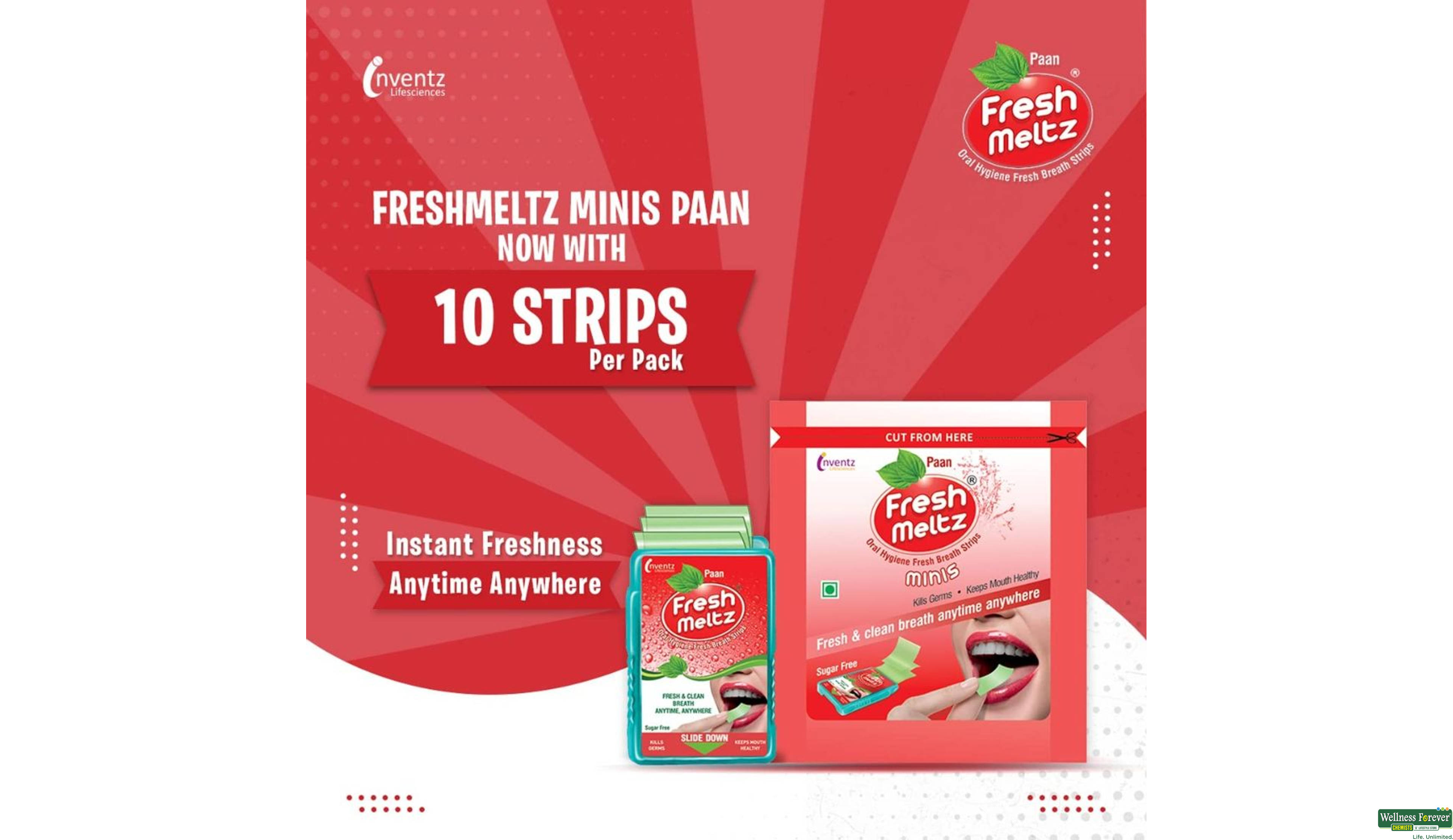 FRESH MELTZ PAAN STRIPS 20PC- 2, 20PC, 