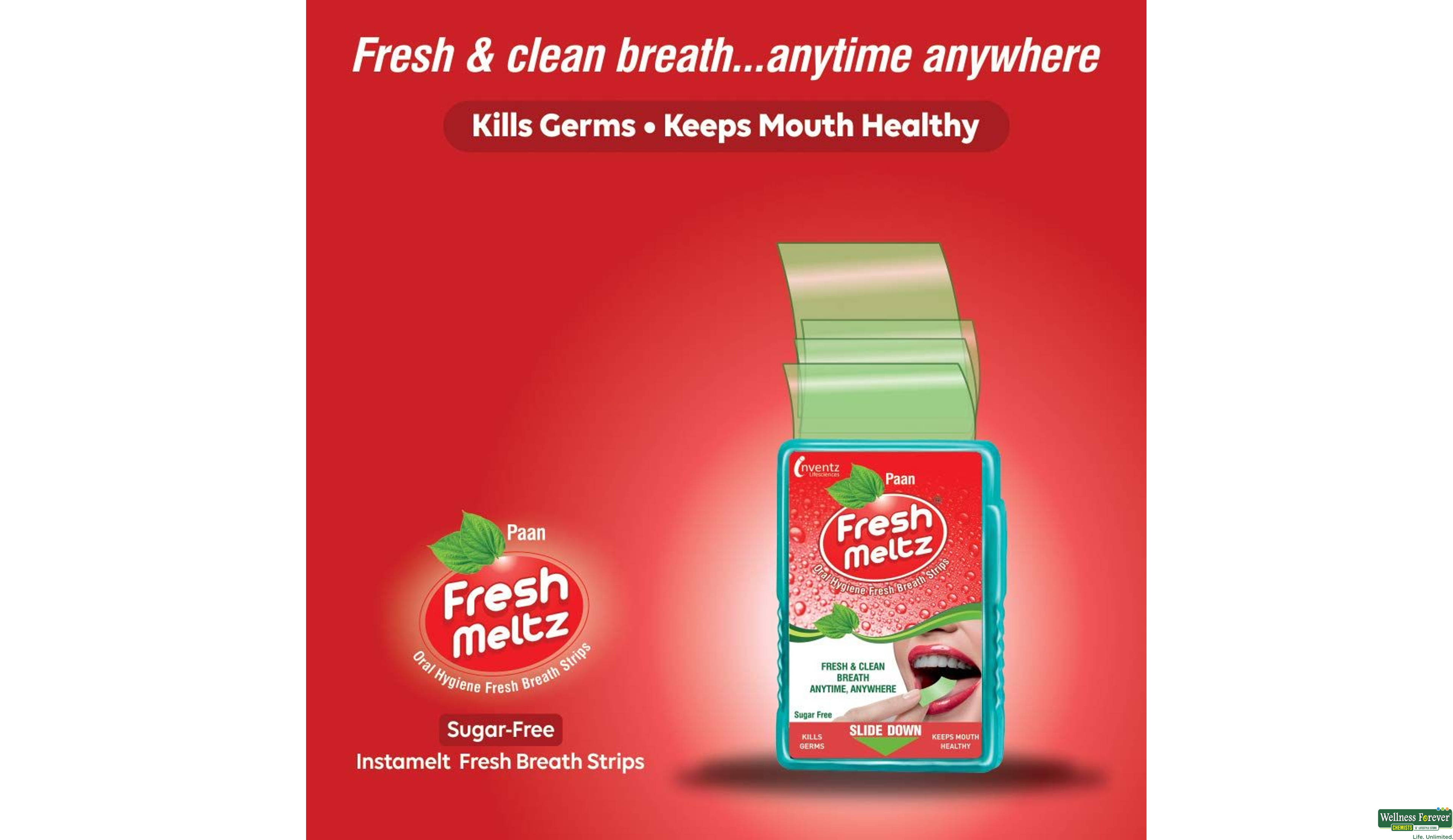 FRESH MELTZ PAAN STRIPS 25PC- 3, 25PC, 