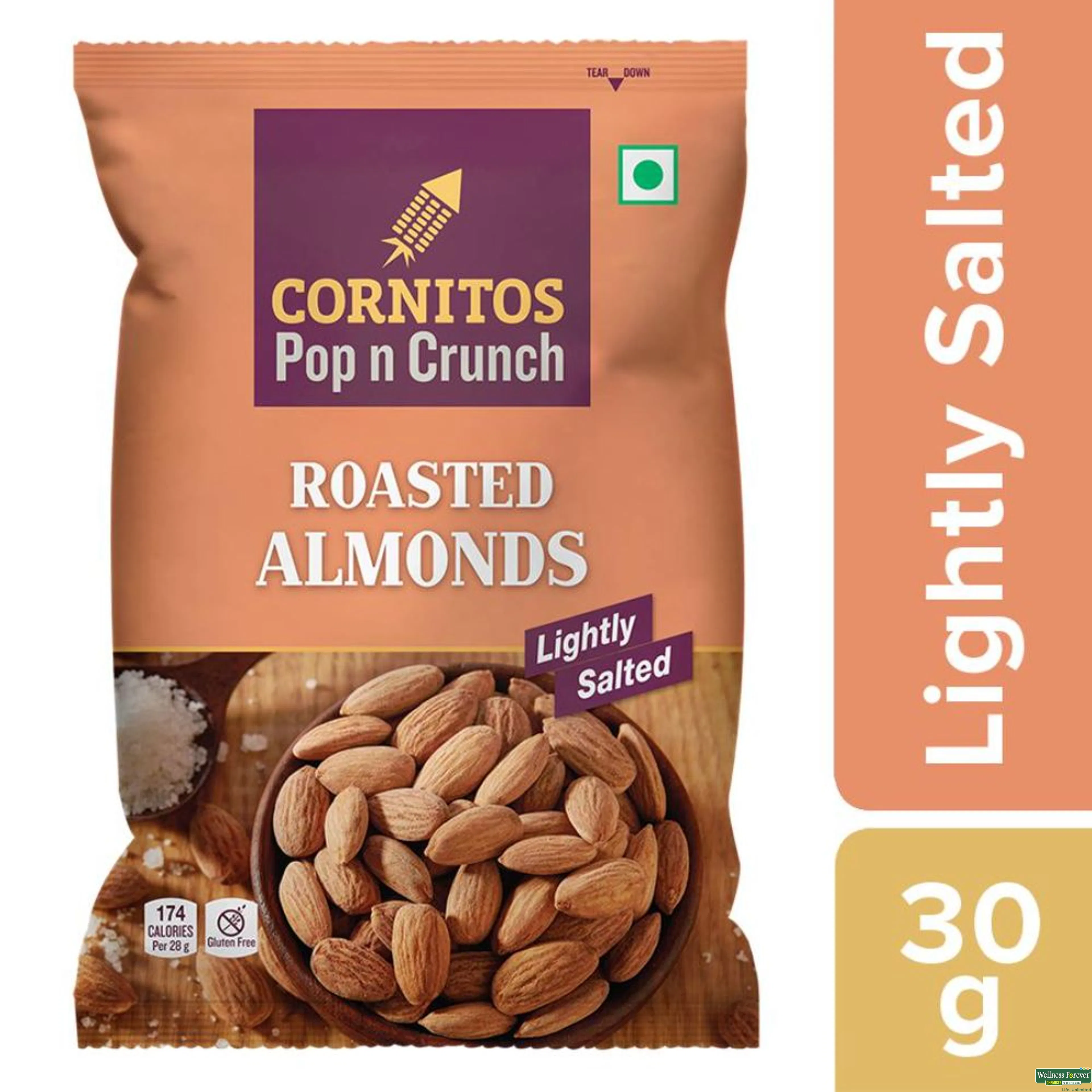 CORNITOS POP N CRUNCH  ALMOND LIGHTLY SALTED-image