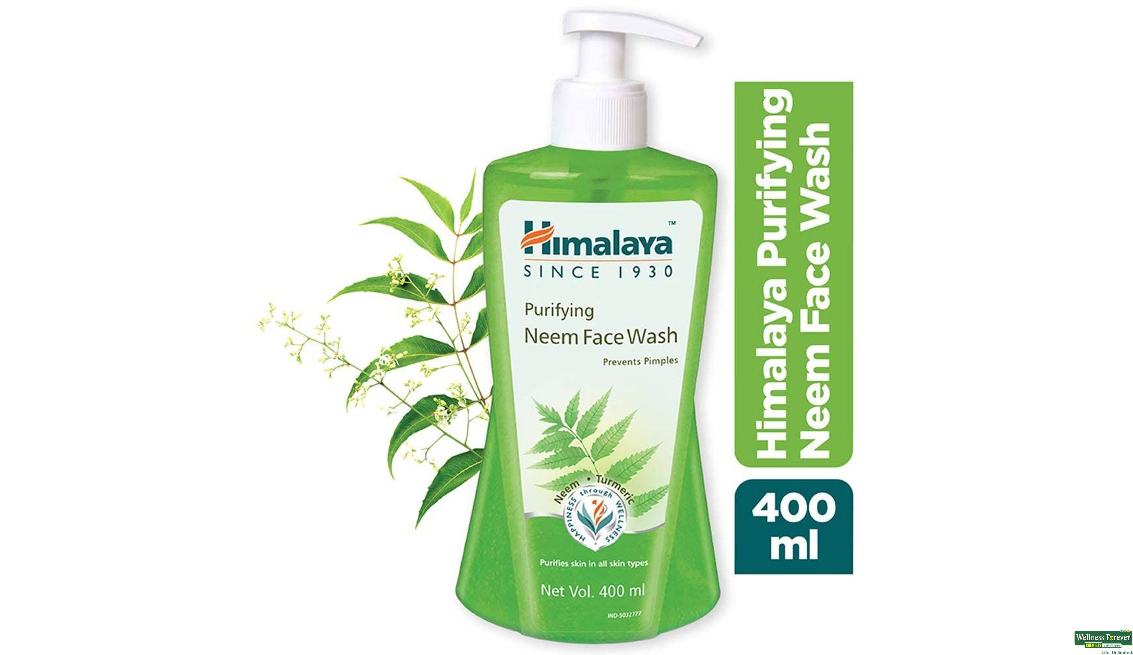 HIMA F/WASH PURIFYING NEEM 400ML- 2, 400ML, null