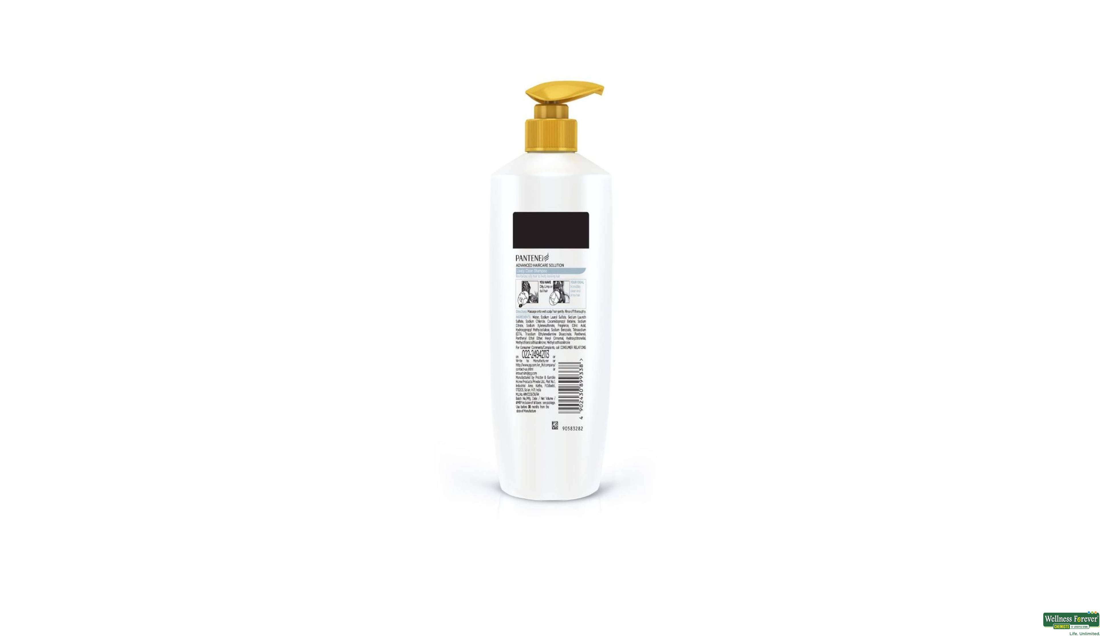 PANT SHMP LIVELY CLEAN 650ML- 3, 650ML, 