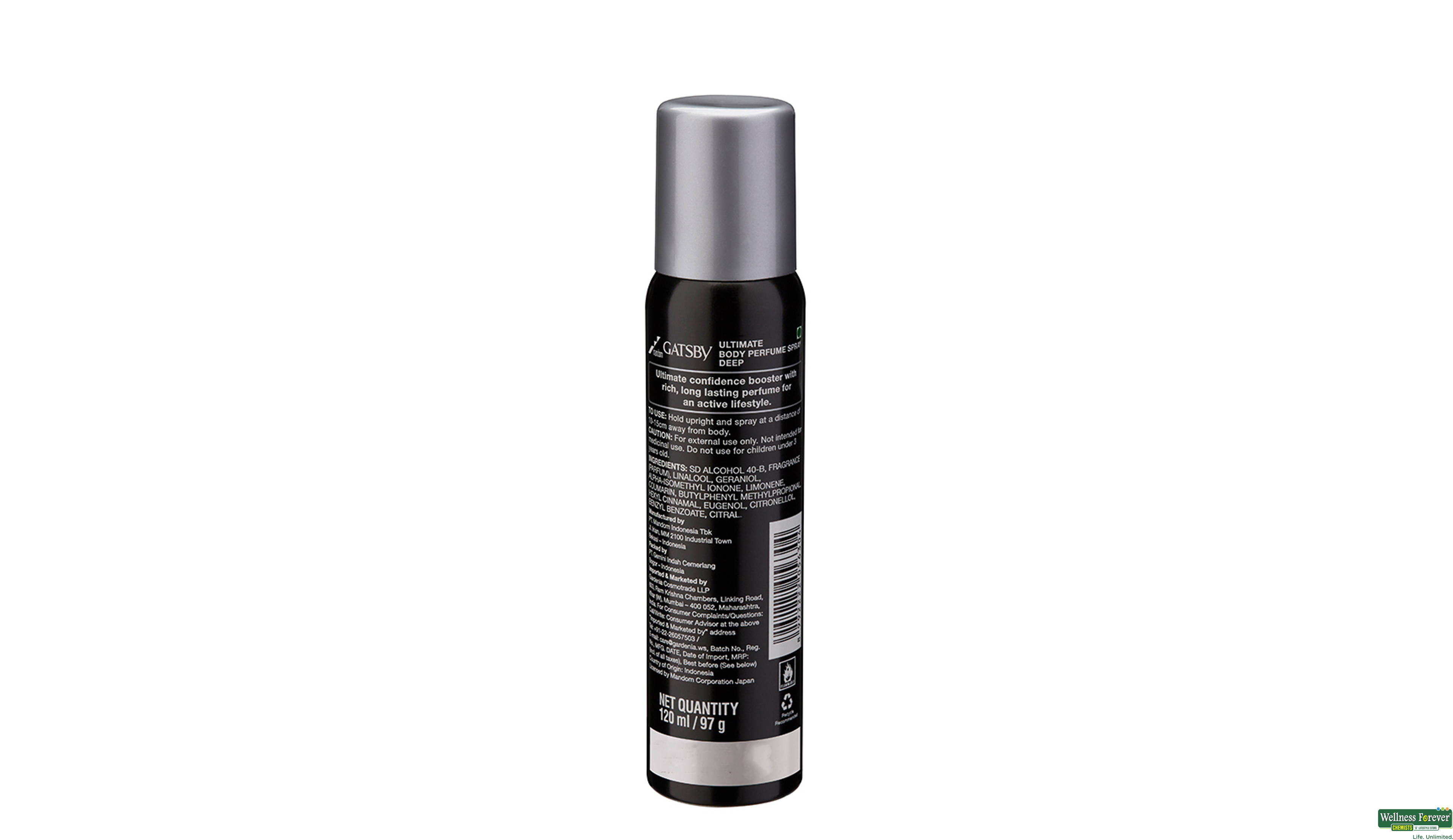 GATSBY ULTIMET BODY DEEP PERFUME 120ML- 2, 120ML, 