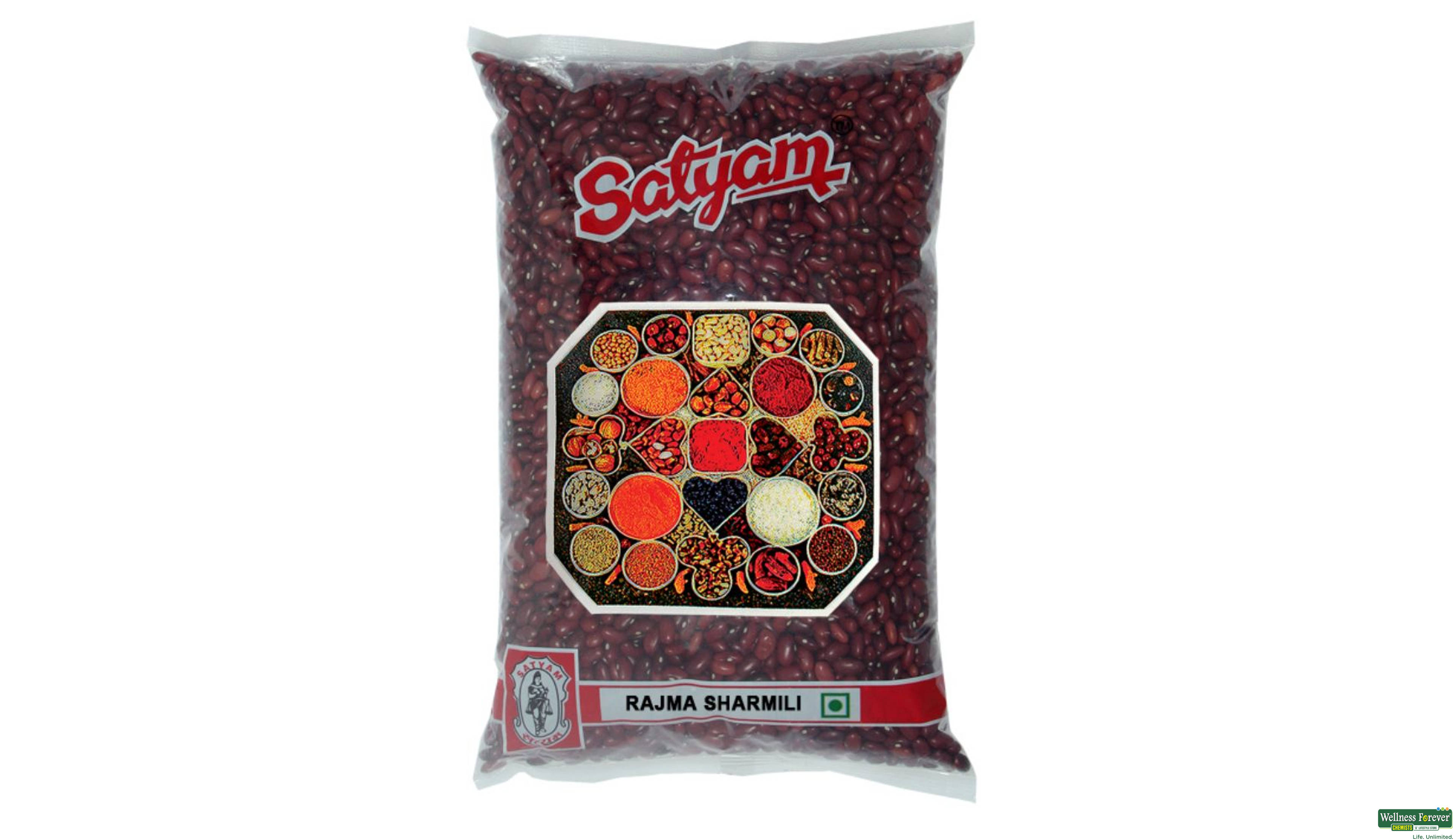 SATYAM RAJMA SHARMILI 500GM- 1, 500GM, 