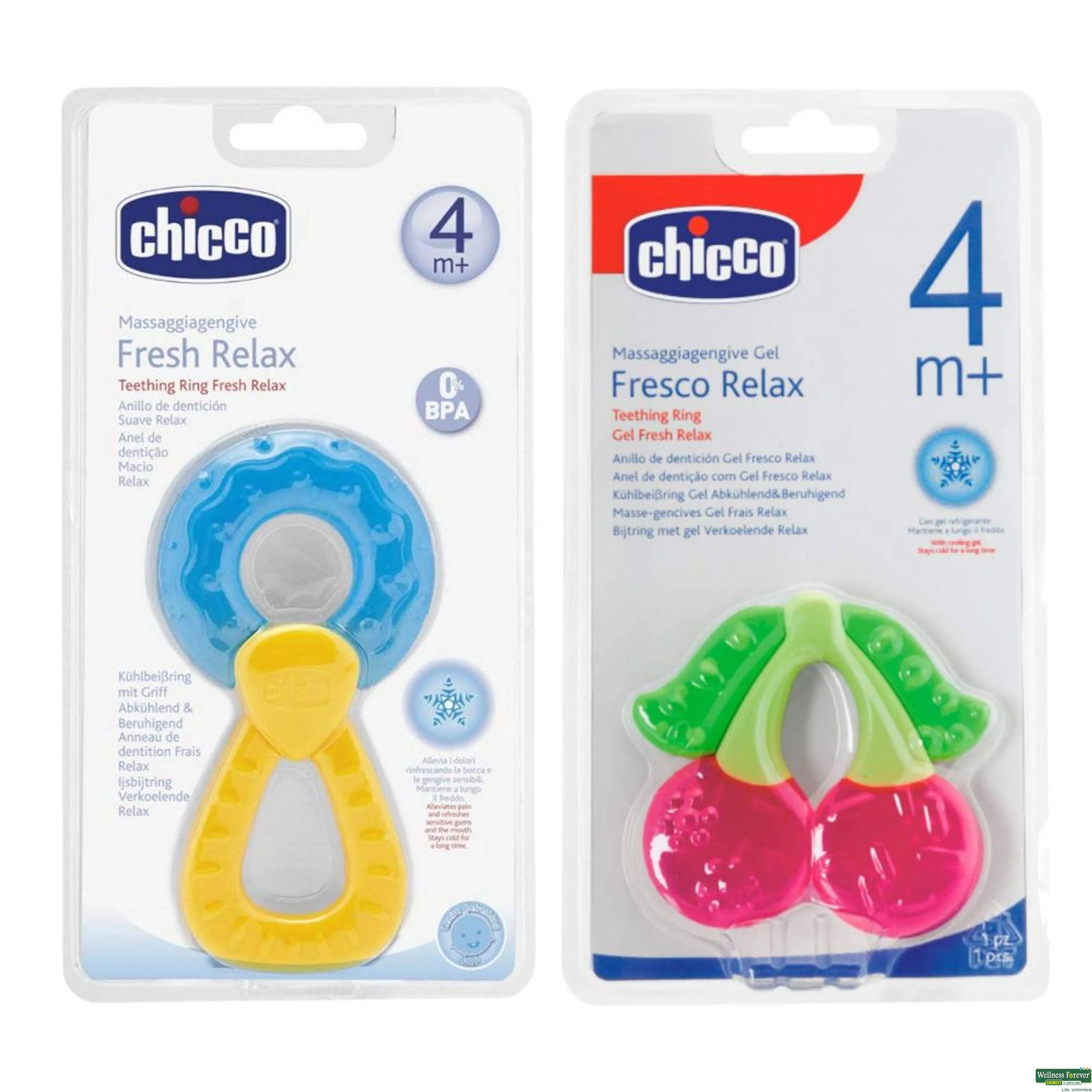 CHICCO BABY HANDLE TEETHERS RING 1PC-image