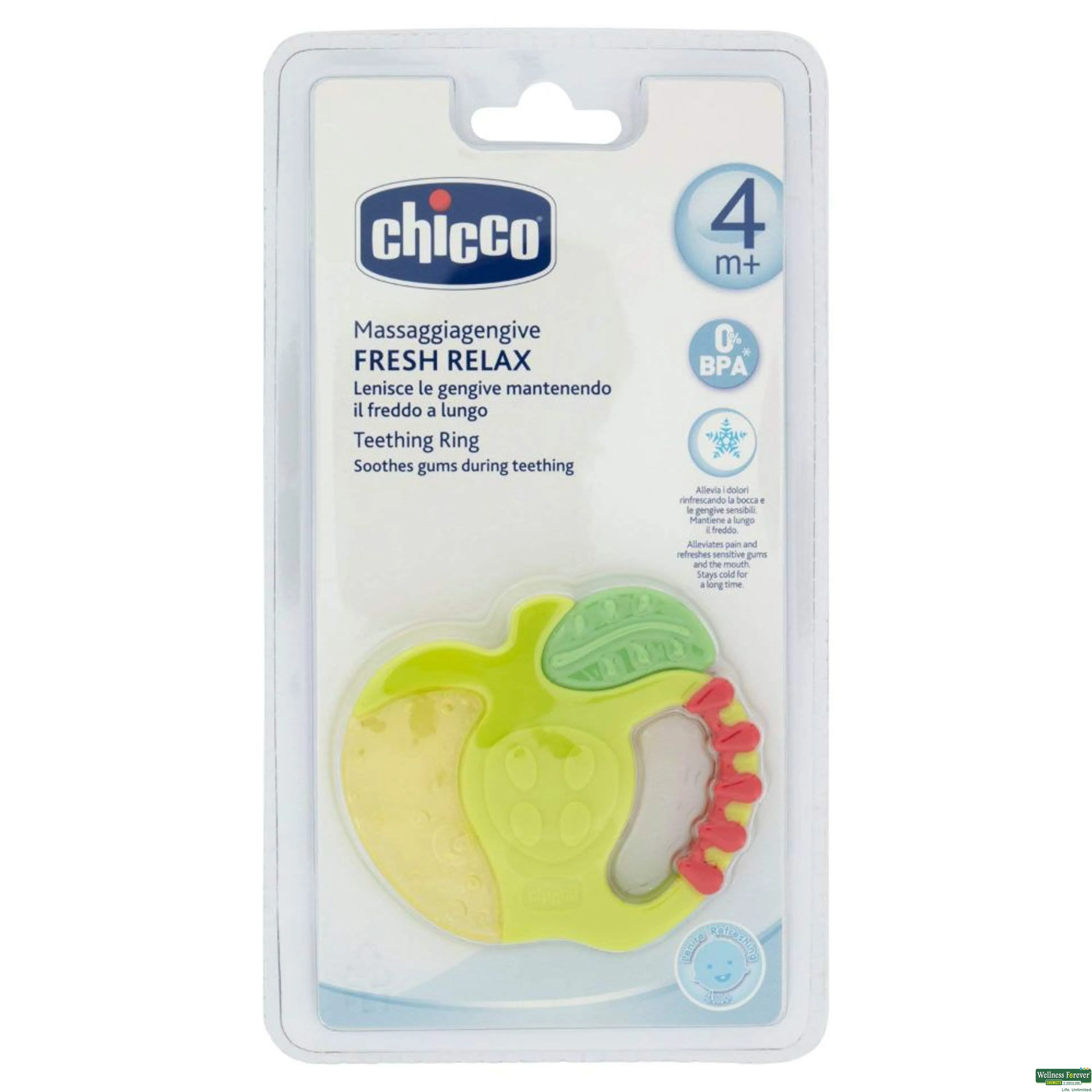 CHICCO BABY STRAWBERRY TEETHERS-image