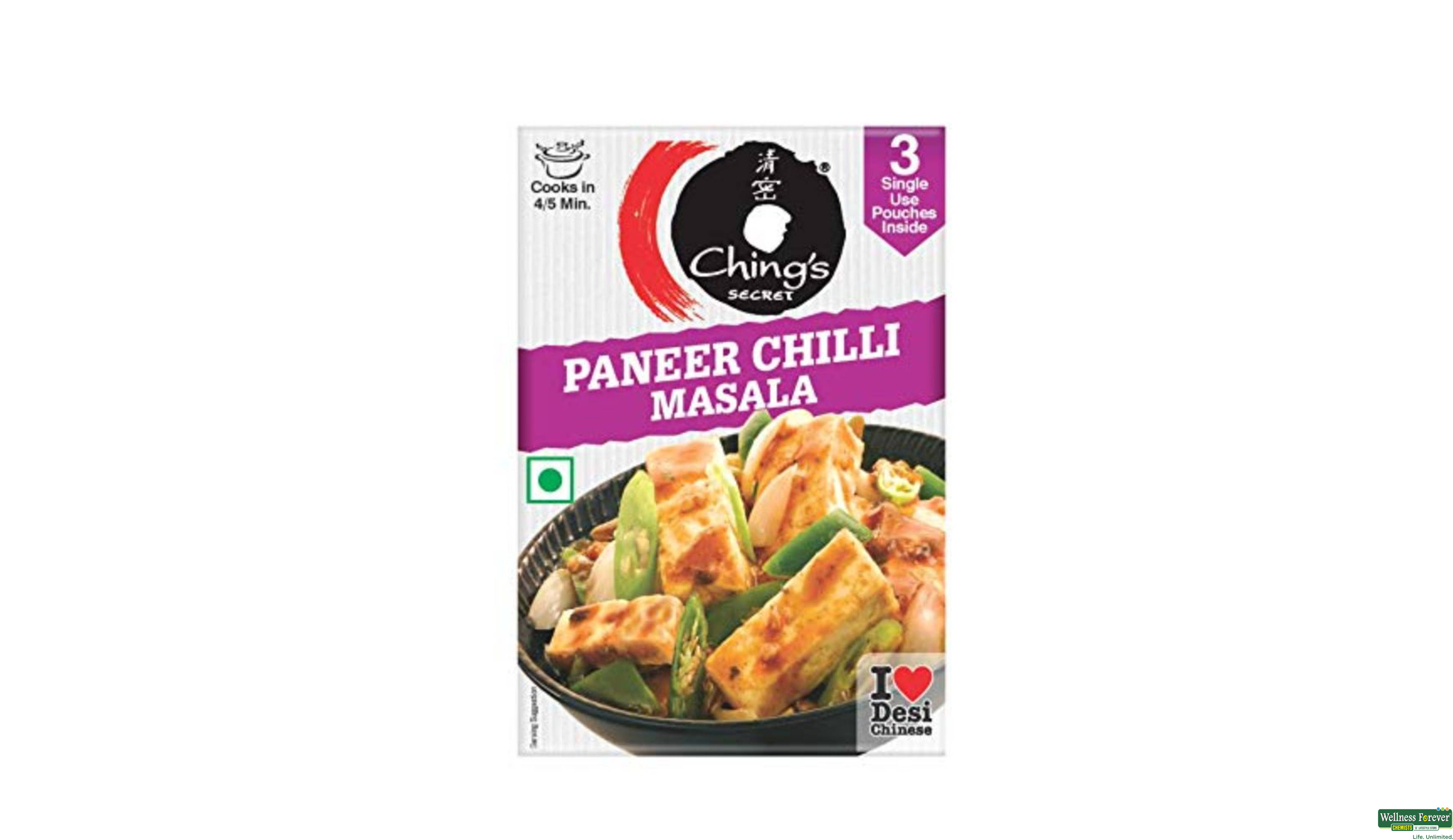 CHINGS PANEER CHILLI MASALA 60GM- 1, 60GM, 
