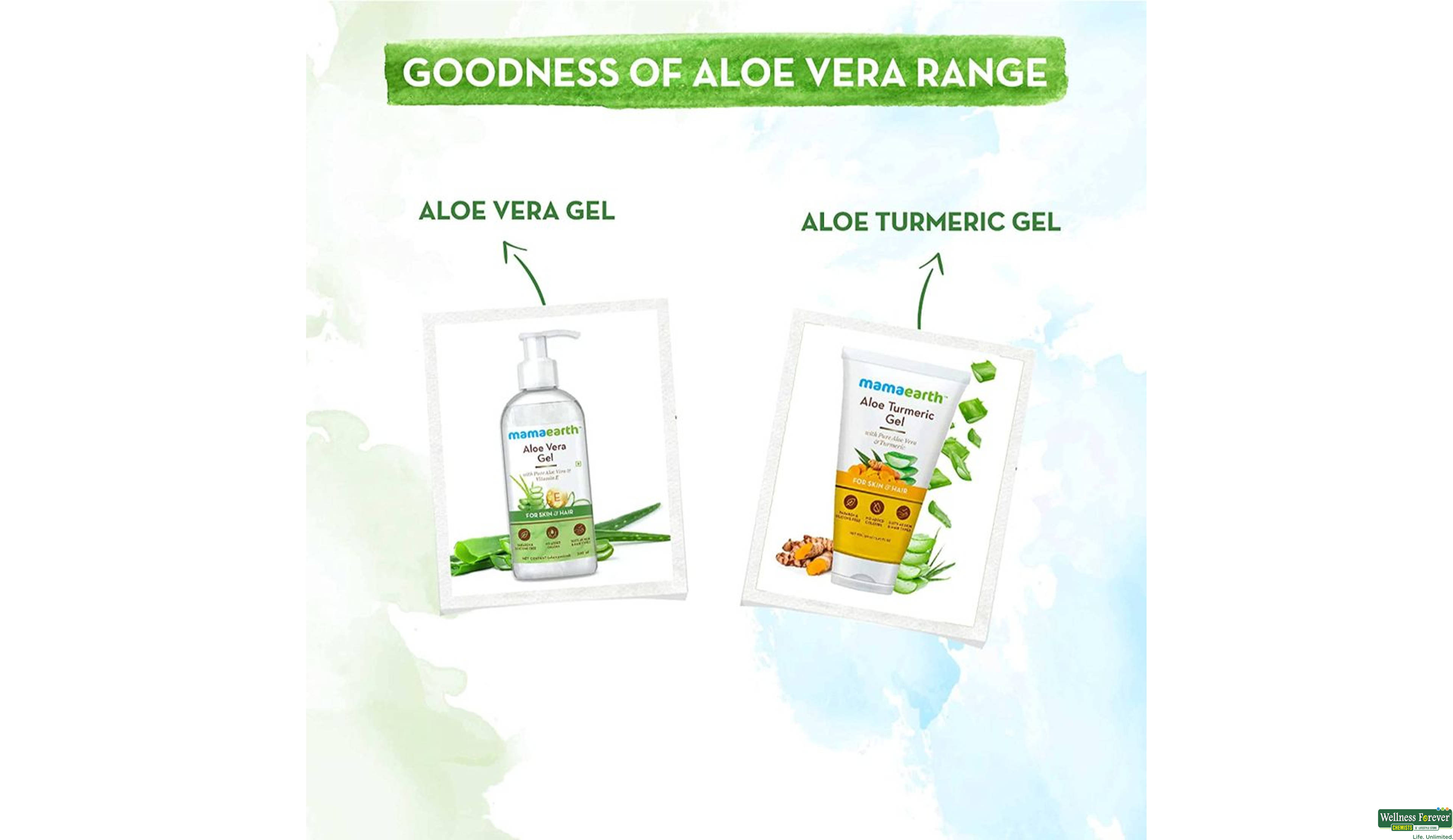 MAMAEARTH GEL ALOE TURMERIC 150ML- 6, 150ML, 