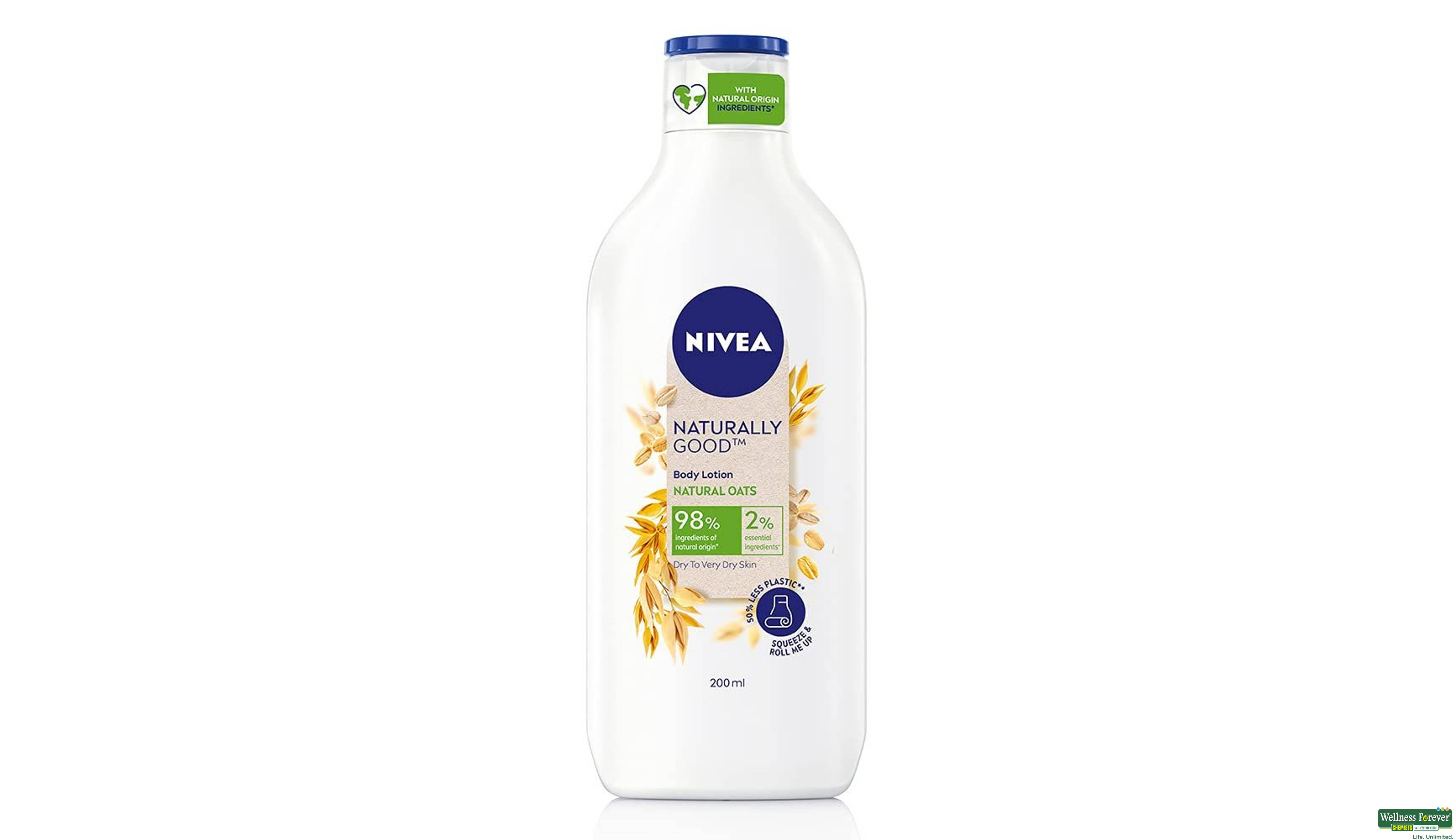 NIVEA BODY LTN NATURALLY GOOD  200ML- 1, 200ML, 