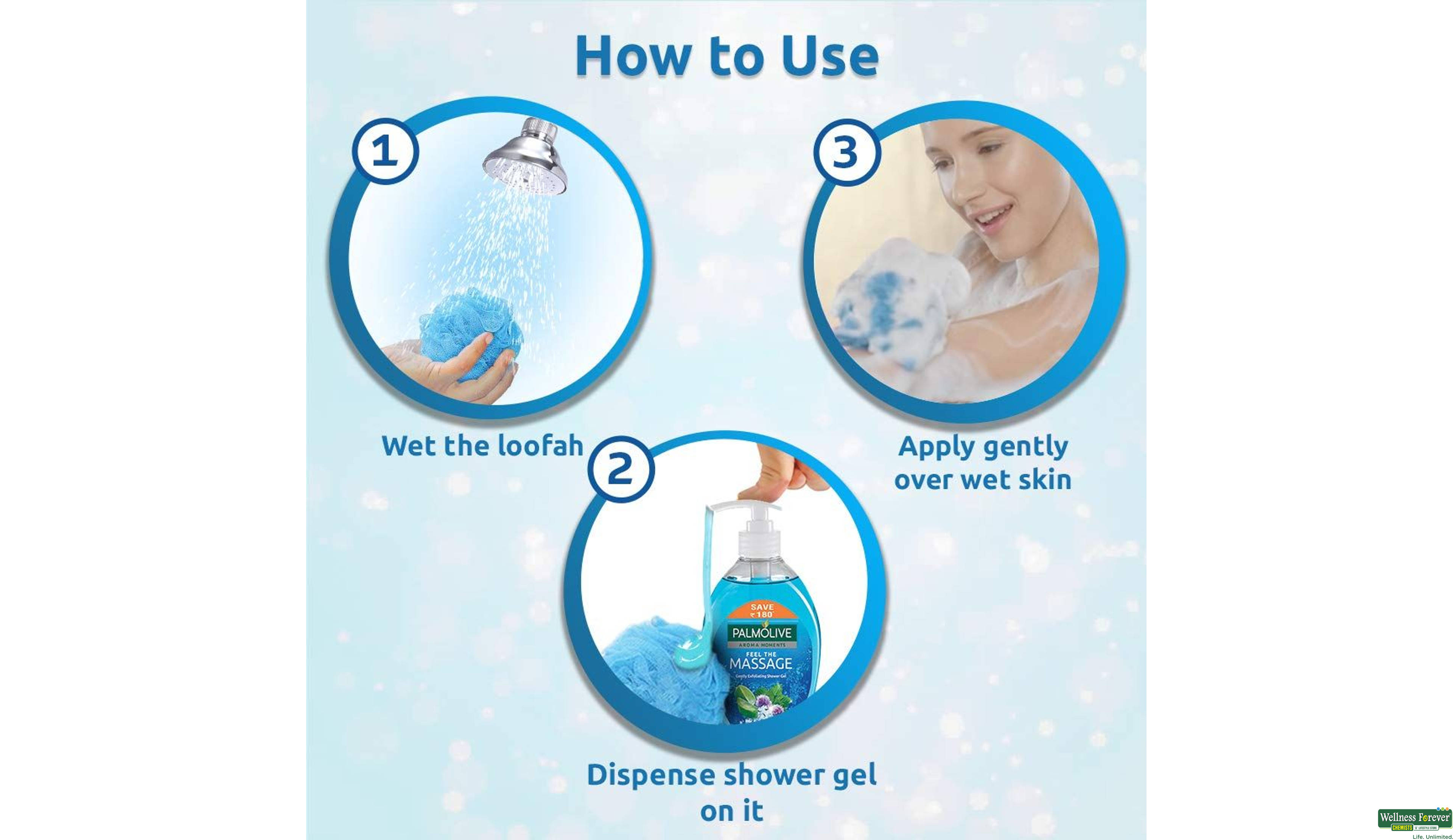 PALMOLIVE SHOWER GEL FEEL THE MASSAGE 750ML- 4, 750ML, null