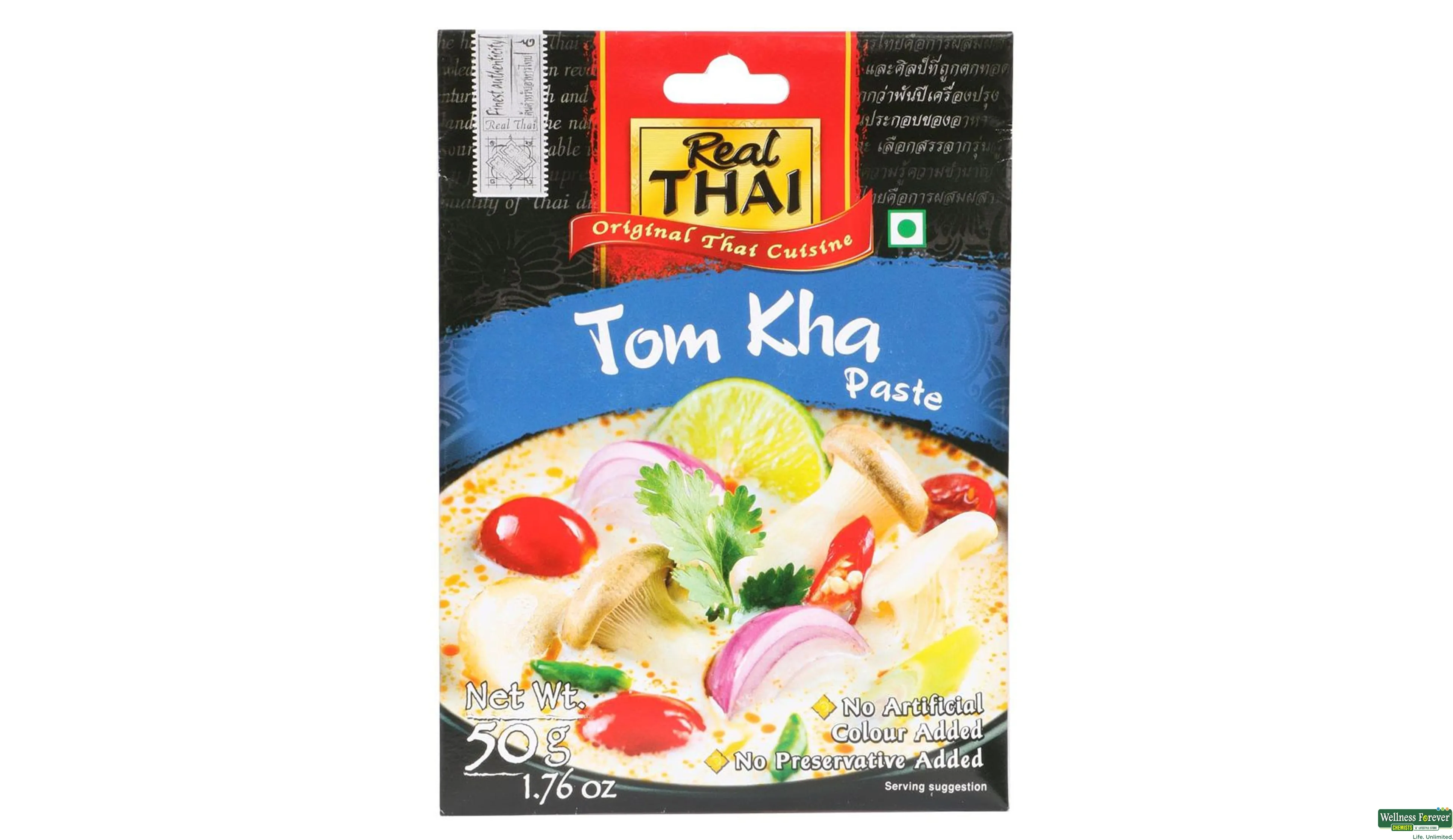 REAL THAI TOM KHA PASTE 50GM- 1, 50GM, null