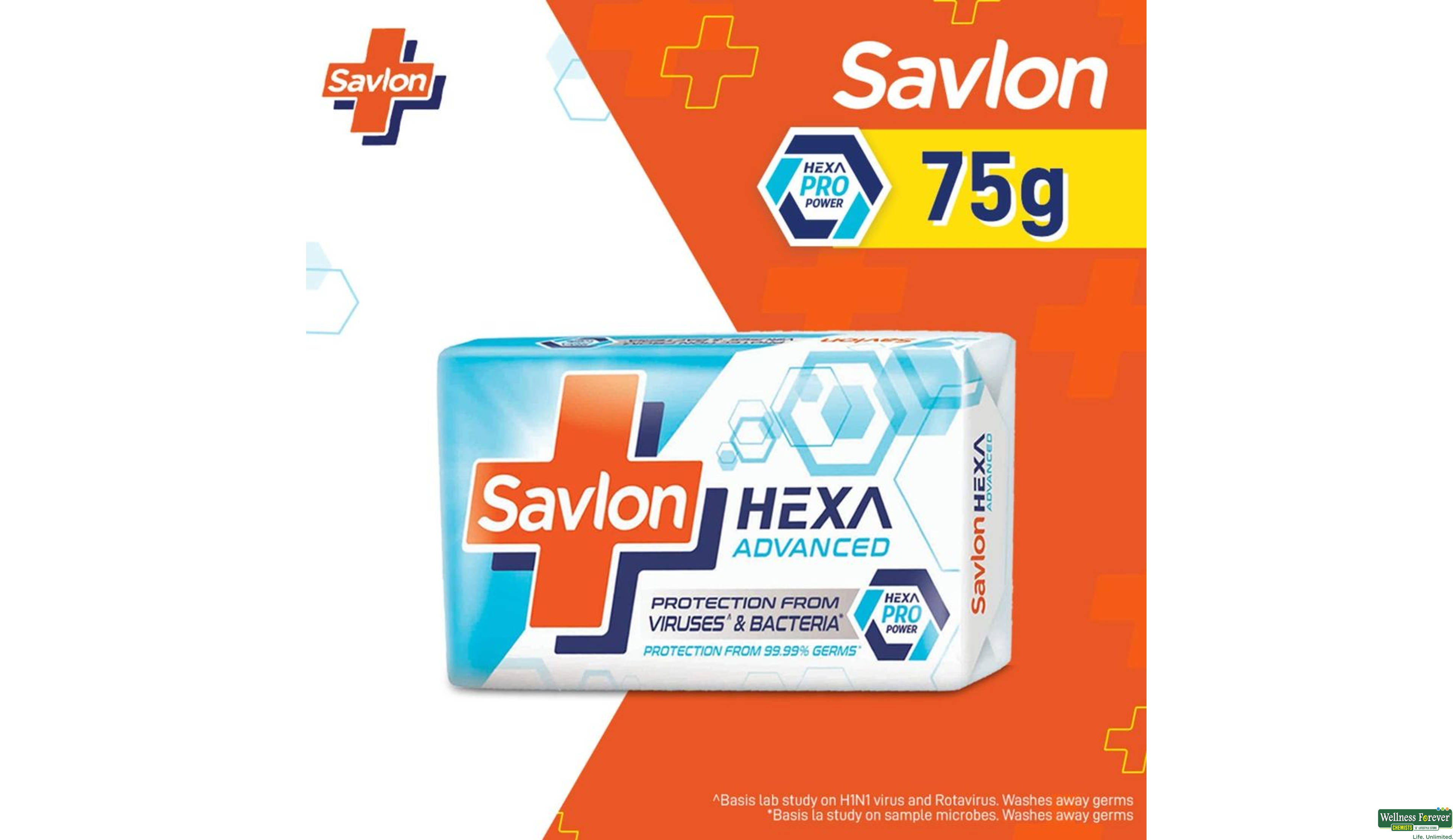 SAVLON HEXA ADVANCED 75GM- 3, 75GM, null