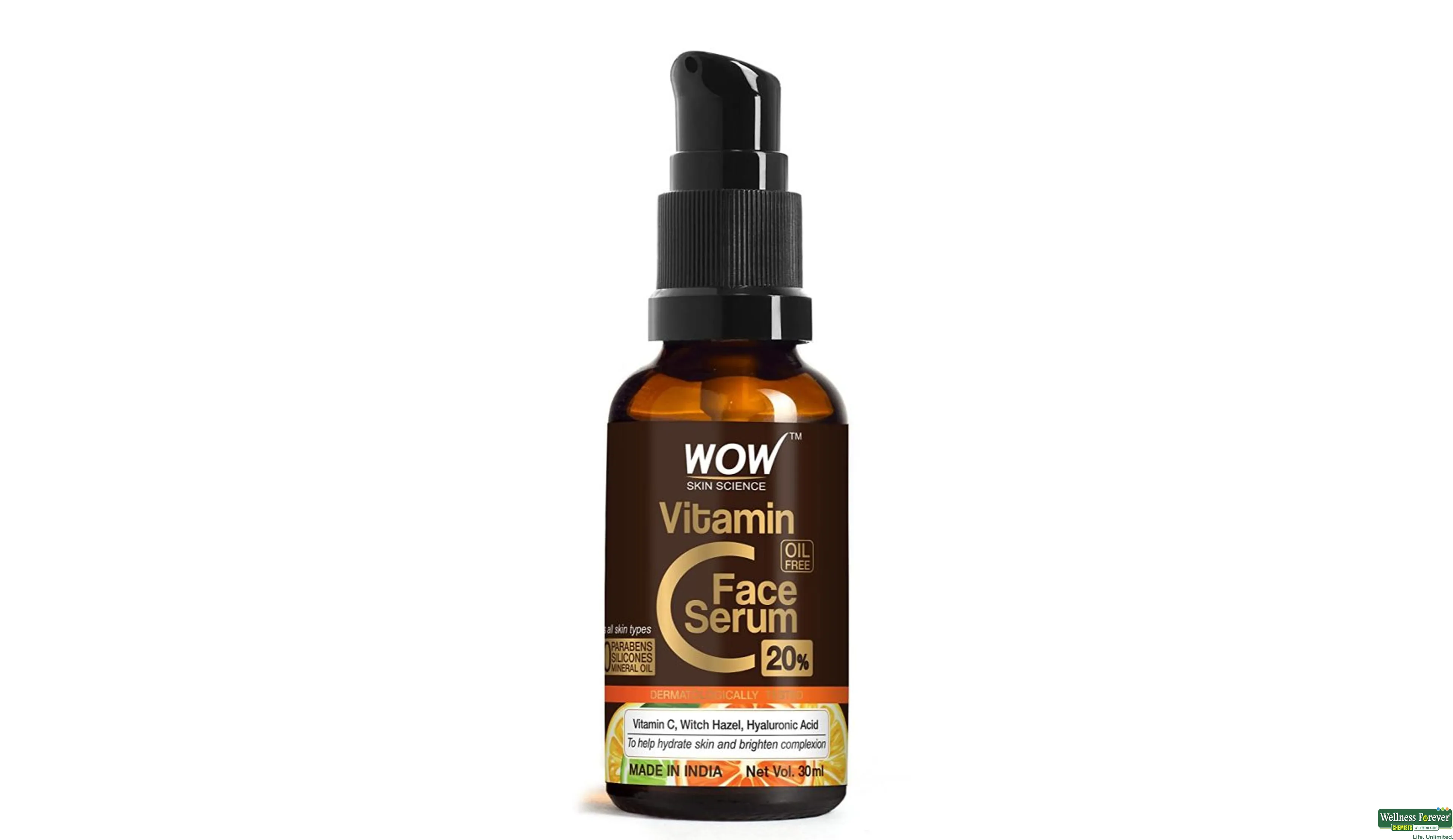 WOW FACE SERUM VITAMIN C 20%- 2, 1PC, null