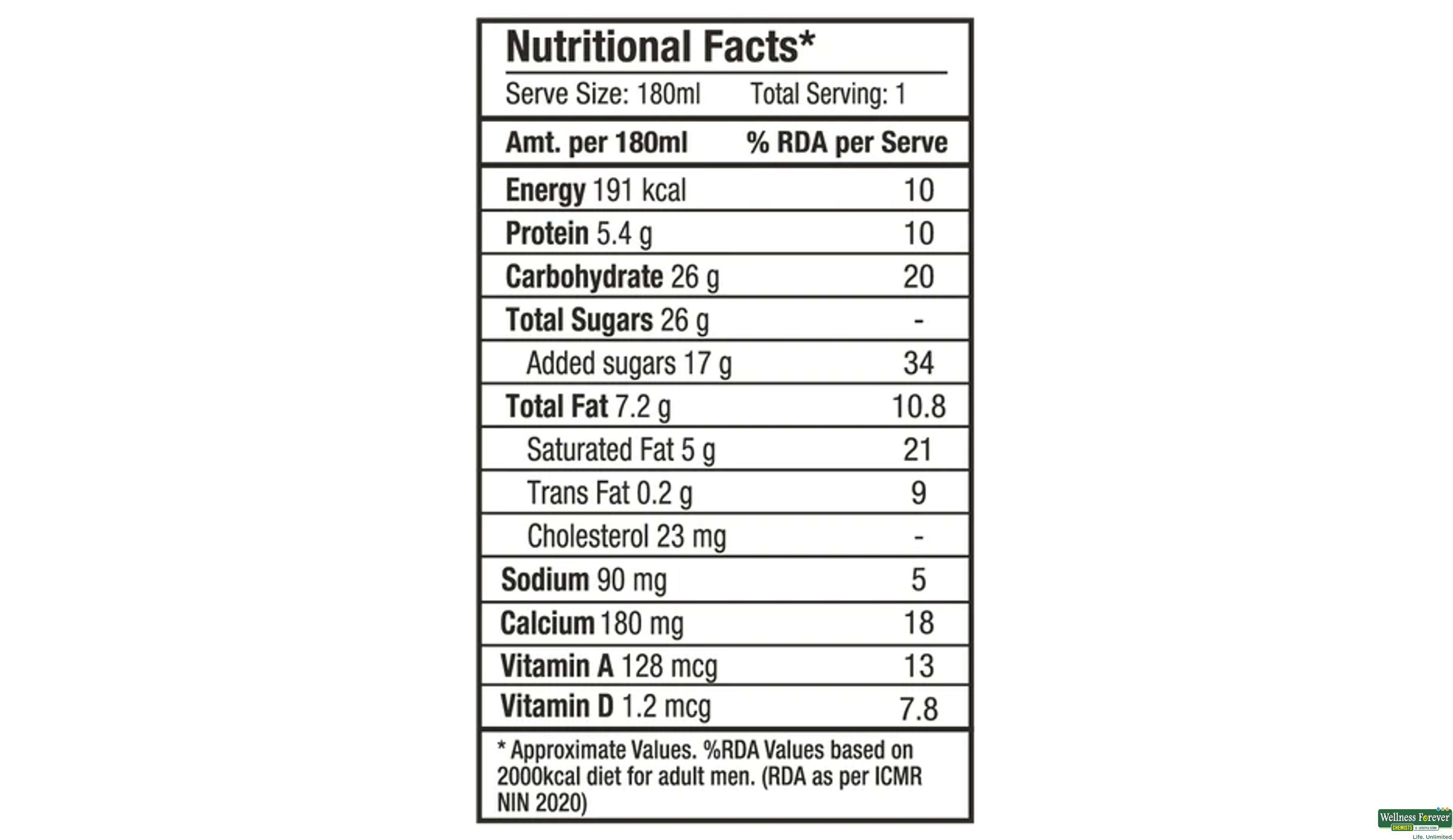 EPIGAMIA MILKSHAKE VANILLA 180ML- 5, 180ML, null