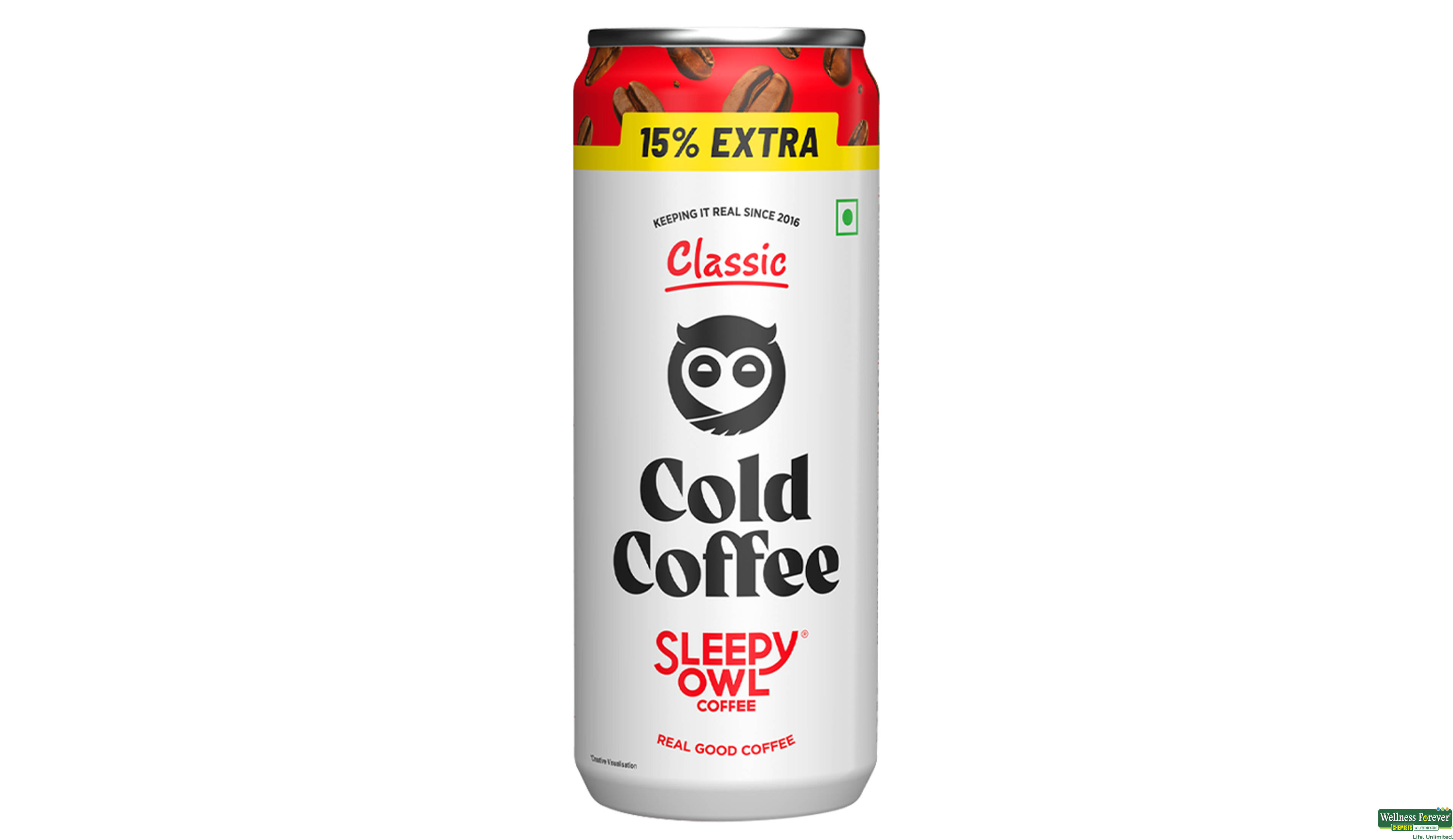 SLEEPY OWL COLD COFFEE CLASSIC CAN 200ML- 1, 200ML, 