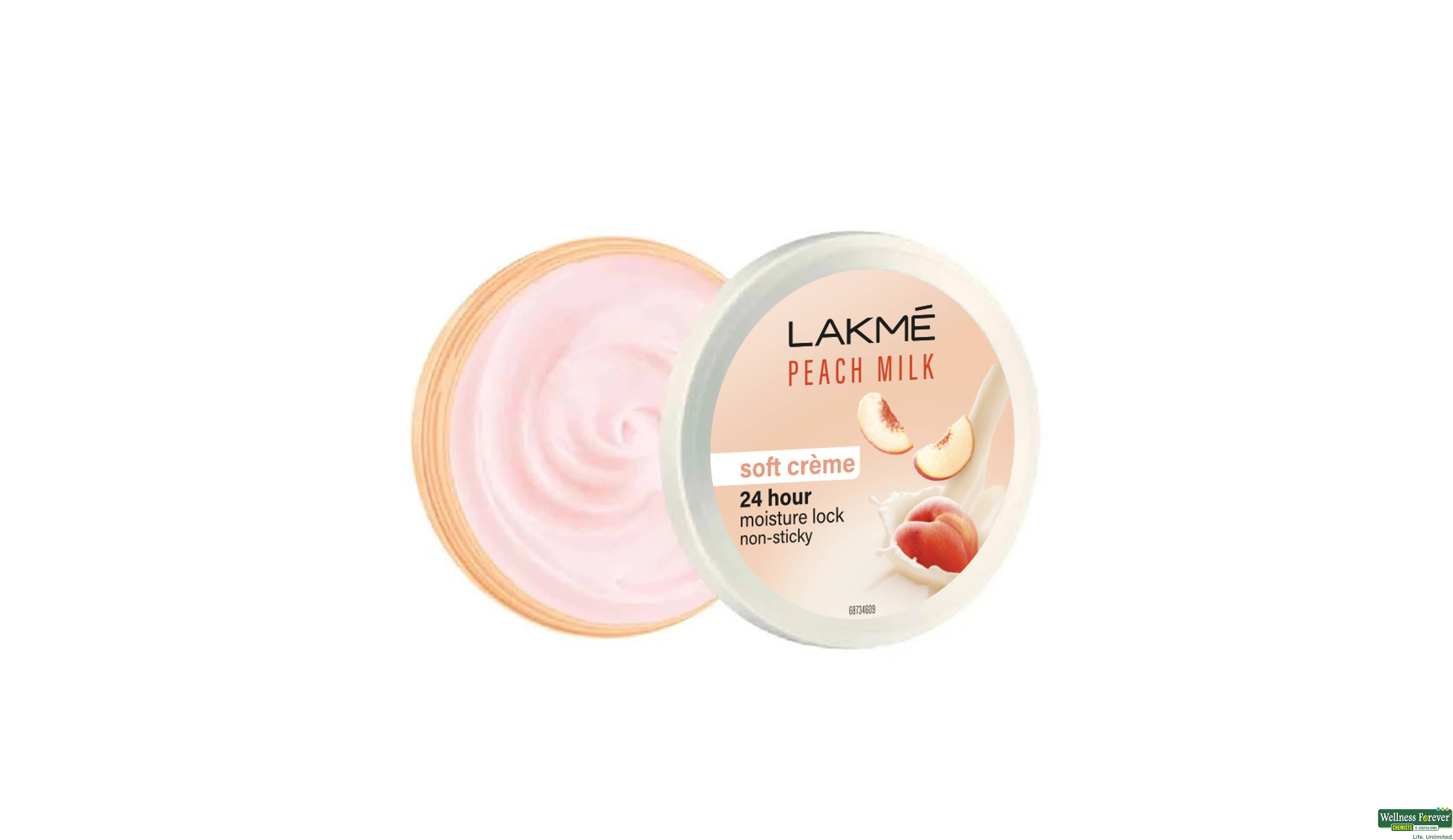 LAKME PEACH MILK SOFT CREAM 100GM- 2, 100GM, 