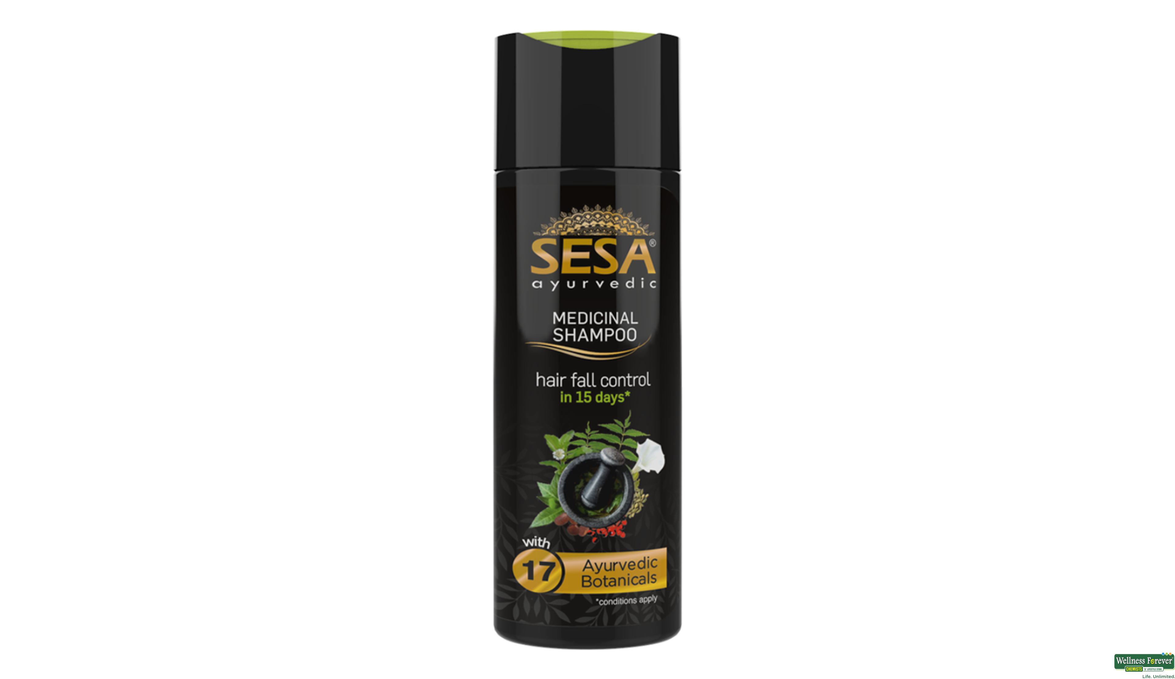 SESA SHMP HAIR FALL CONTROL 200ML- 2, 200ML, null