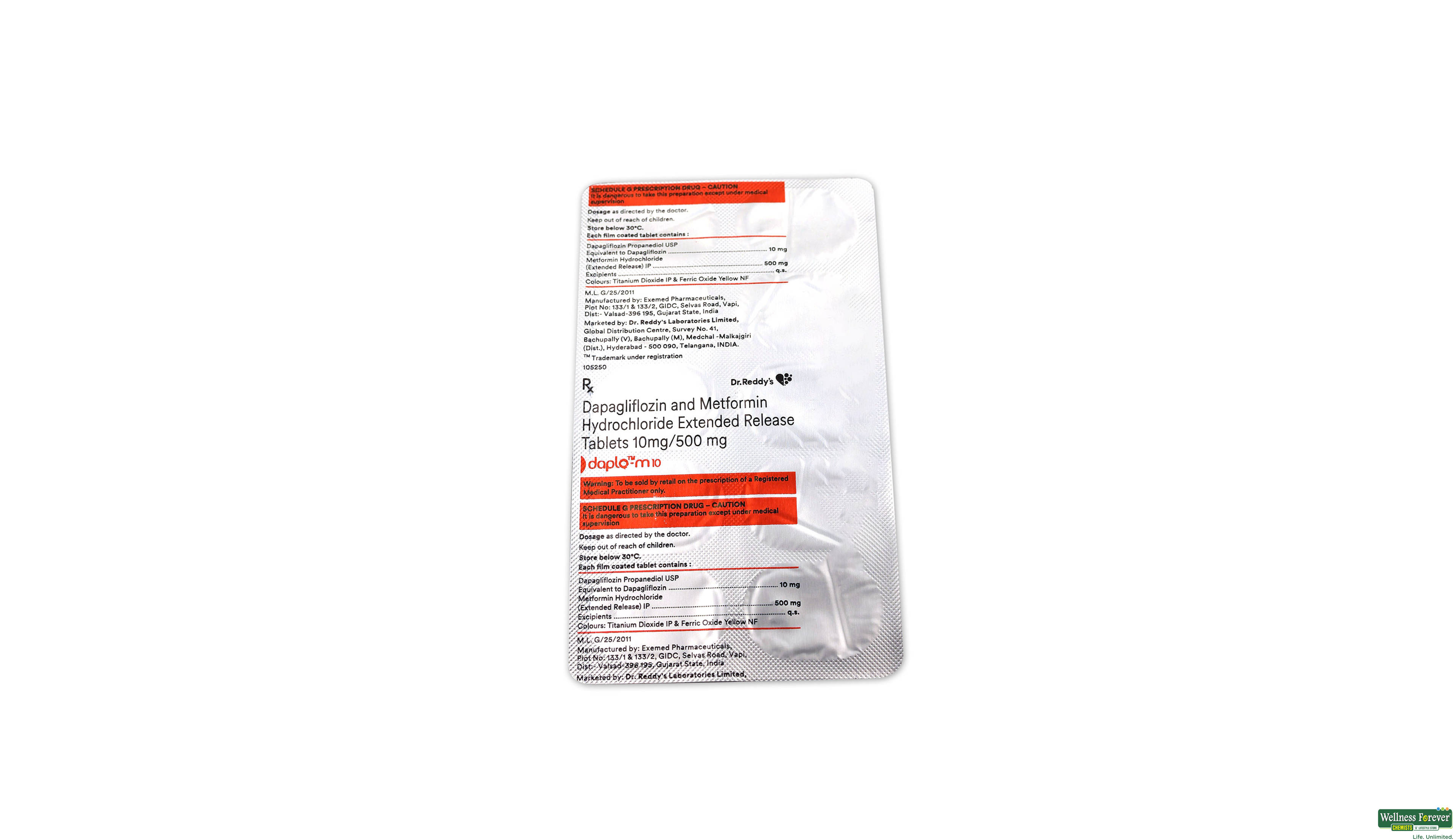 DAPLO-M 10MG 10TAB- 1, 10TAB, 