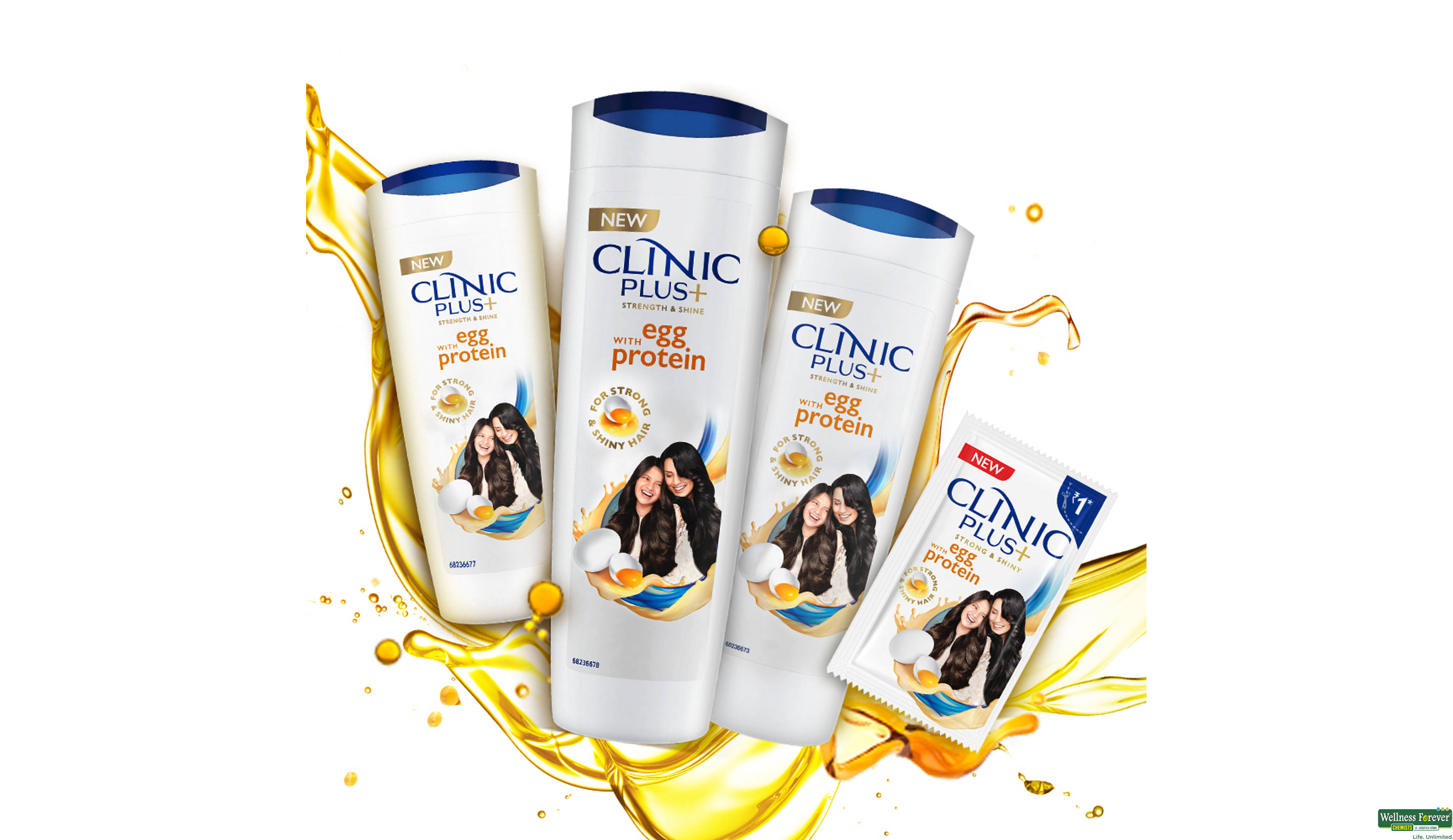 CLINIC PLUS STRENGTH & SHINE EGG PROTEIN 80ML- 6, 80ML, 