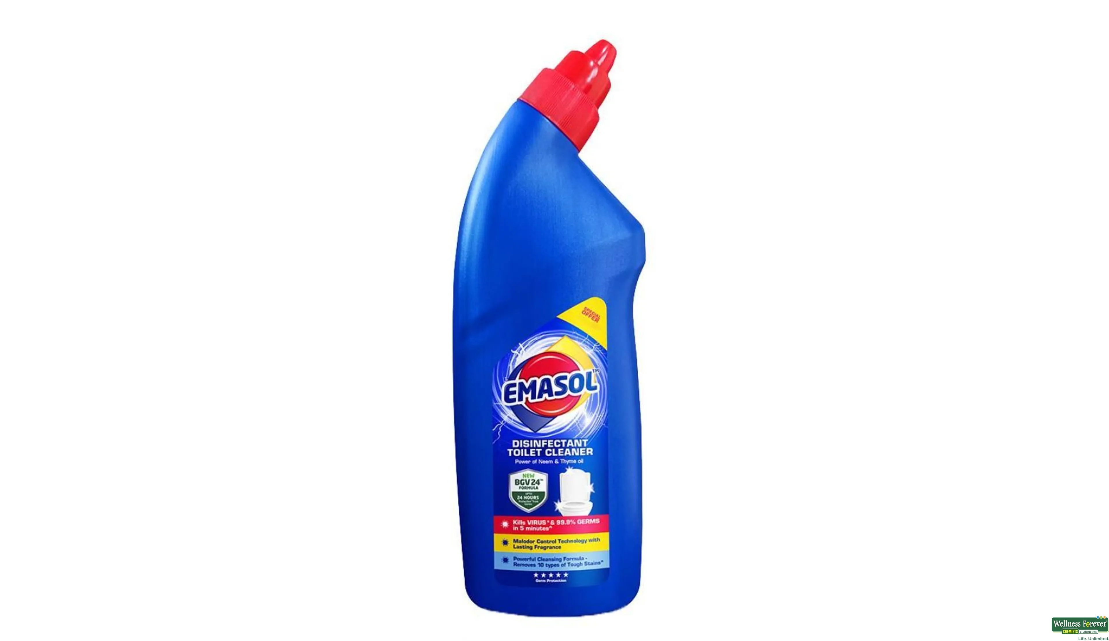 PureV - Utensil Cleaning Gel (220 ml) & Floor Cleaner- Rose (500 ml)  Cleaning Combo Pack