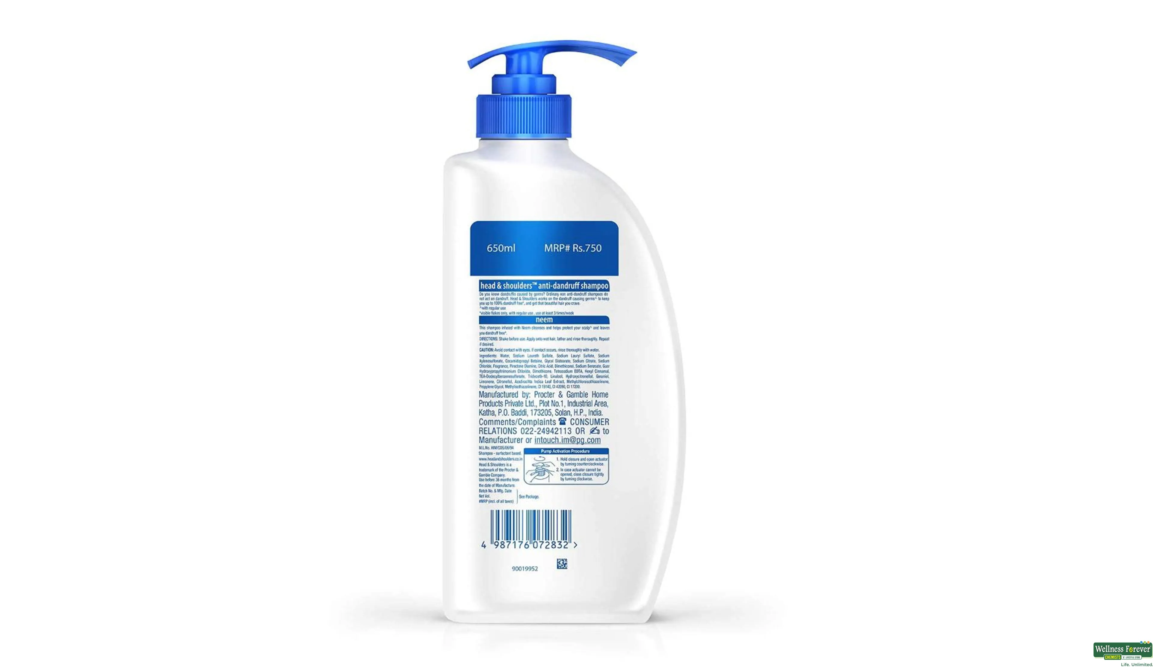 H and m shampoo hotsell