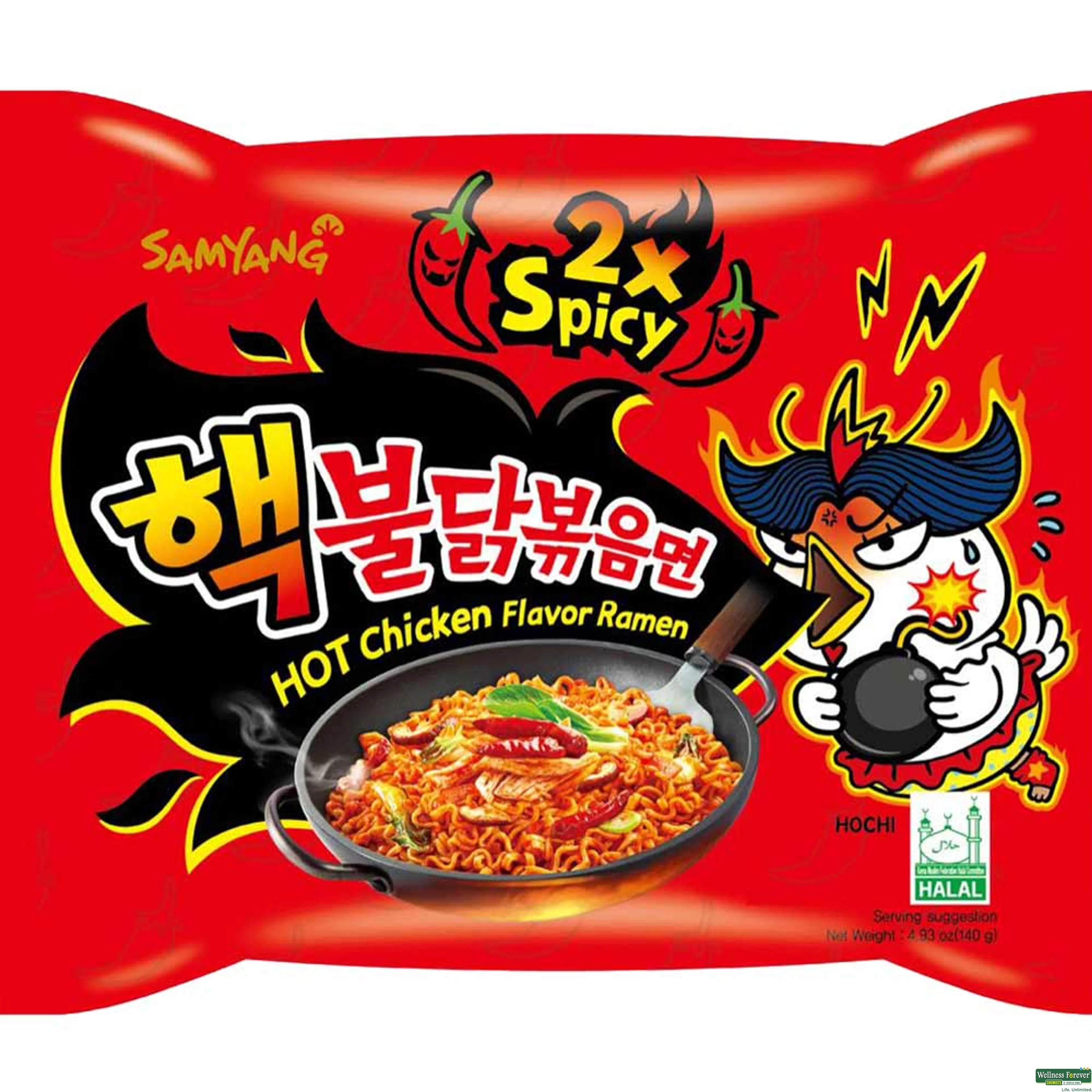 SAMYANG HOT CHICKEN 2XSPICY RAMEN 140GM-image