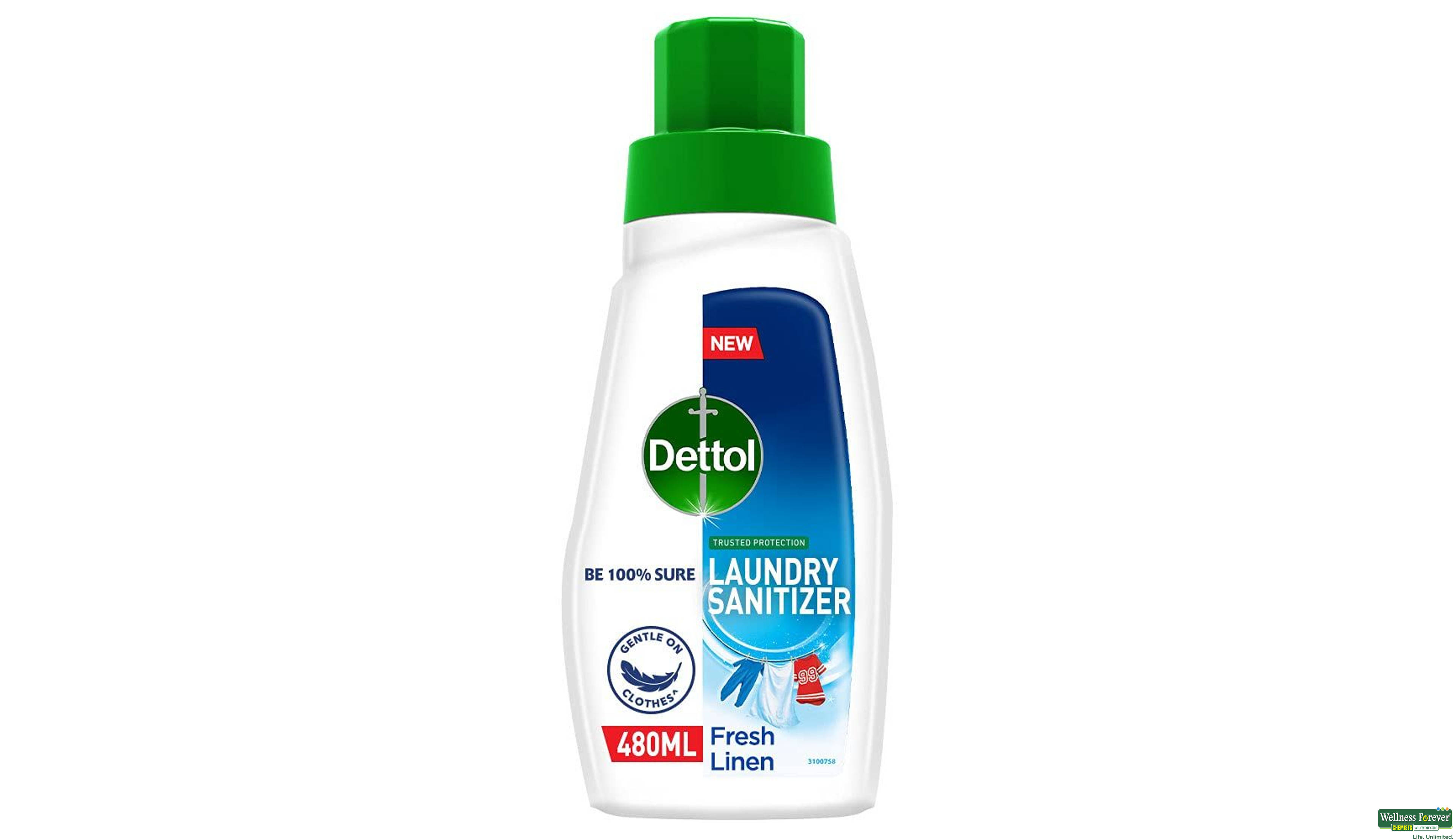 DETTOL LAUNDRY SANITIZER 480ML- 1, 480ML, 