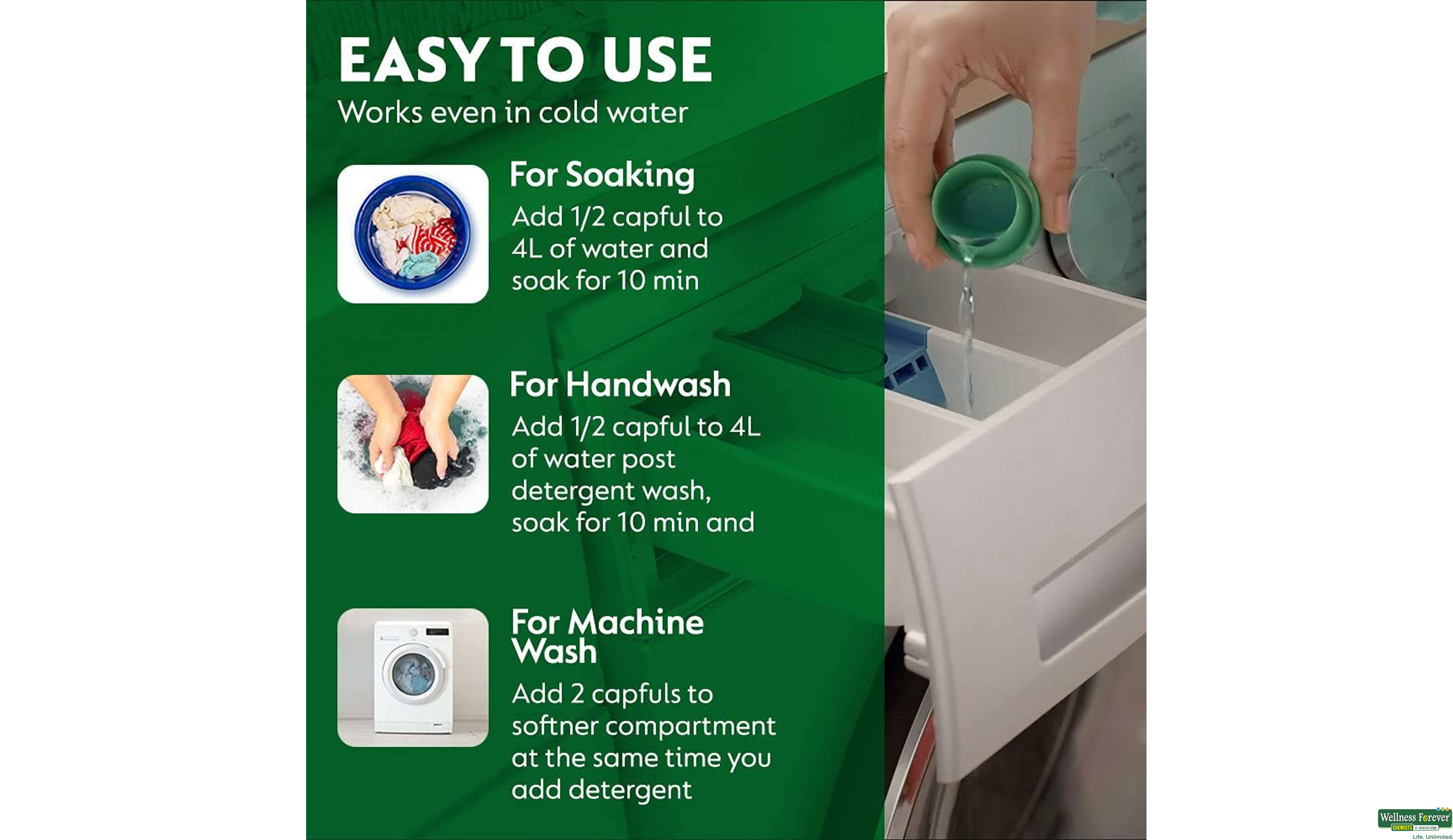 DETTOL LAUNDRY SANITIZER 480ML- 7, 480ML, 