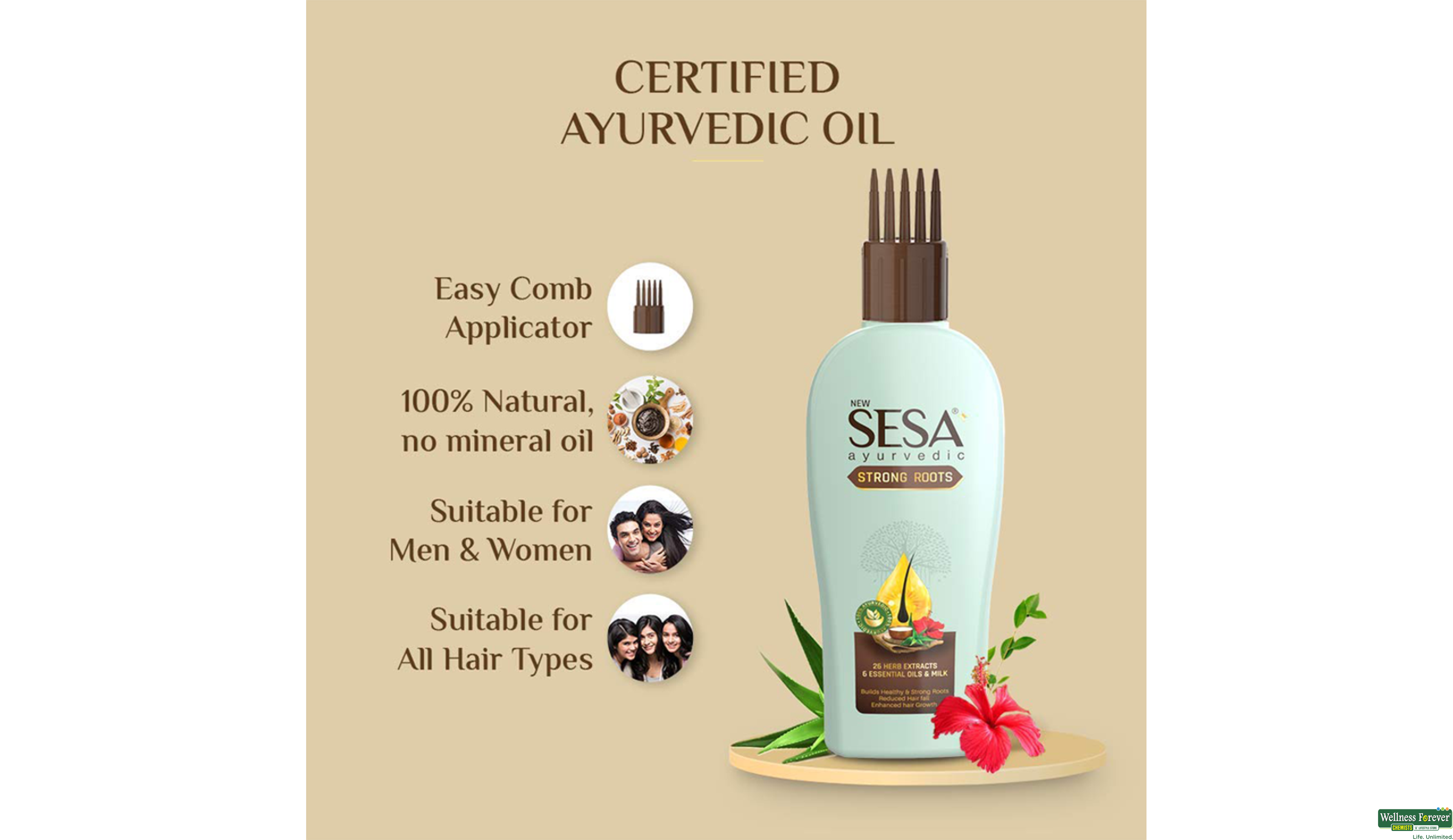 SESA HR/OIL STRONG ROOTS 110ML- 6, 110ML, null