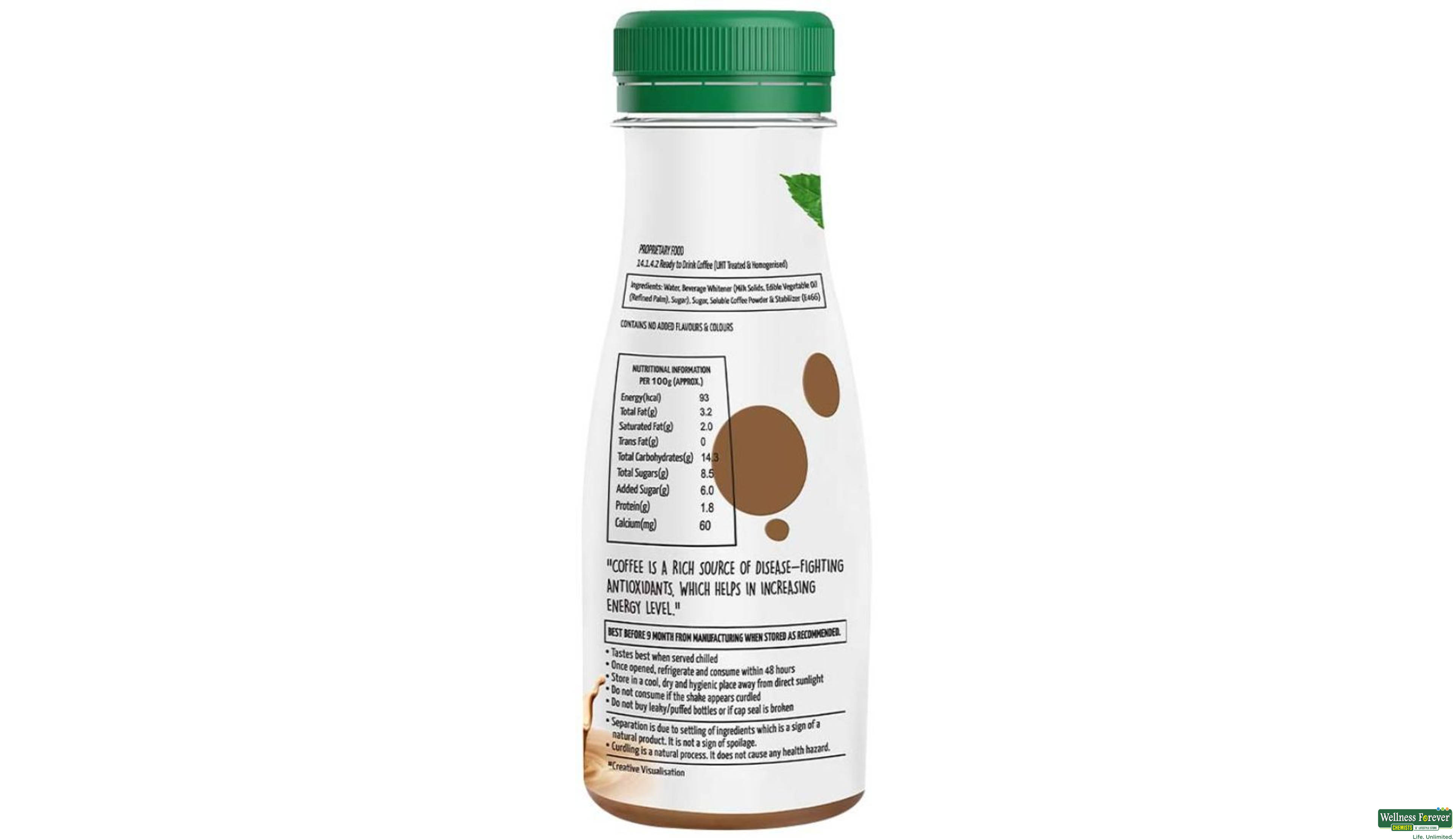 STORIA COFFE SHAKE 180ML- 3, 180ML, null
