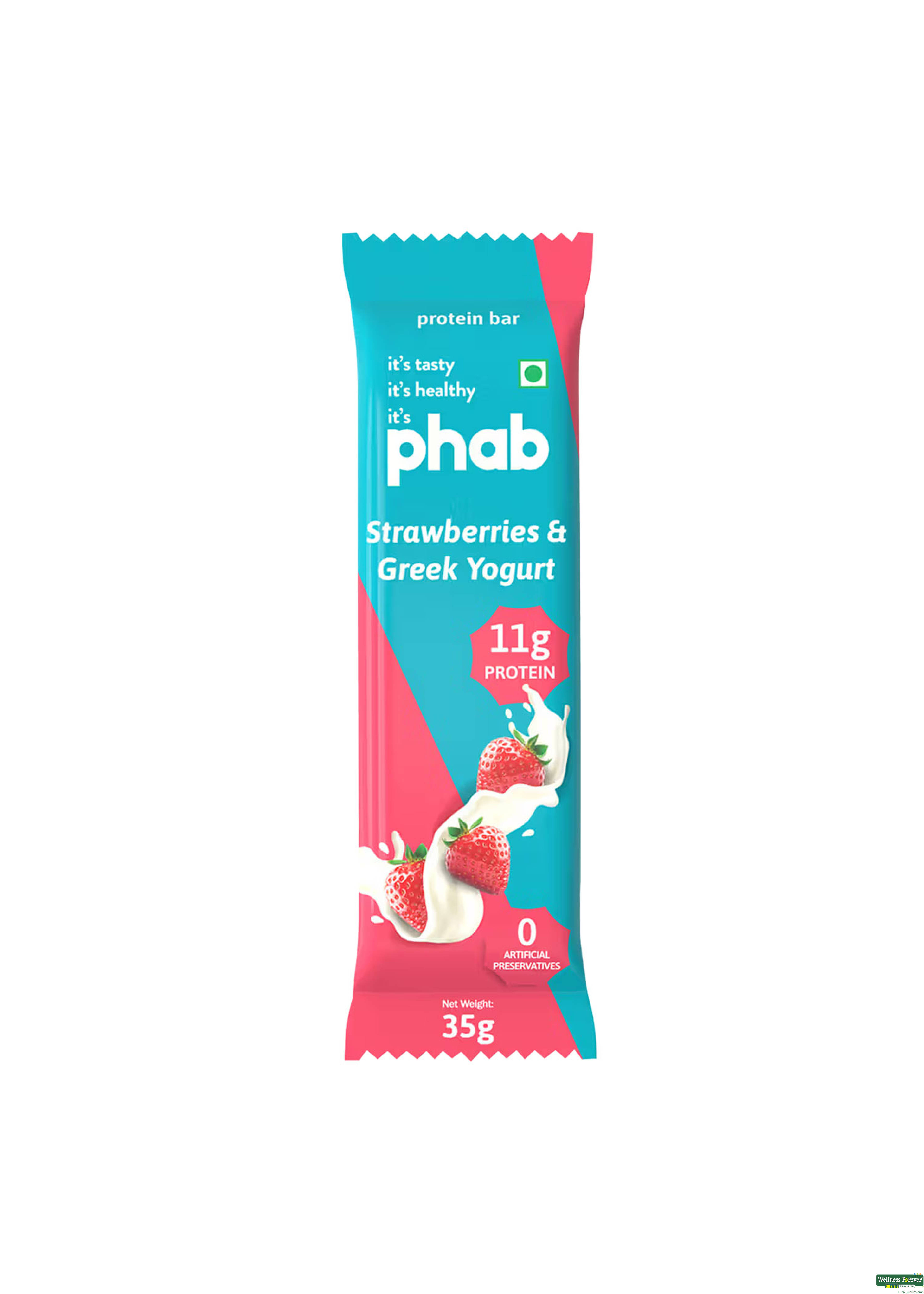 Phab 11g Protein Bar Strawberries & Yogurt 35g-image