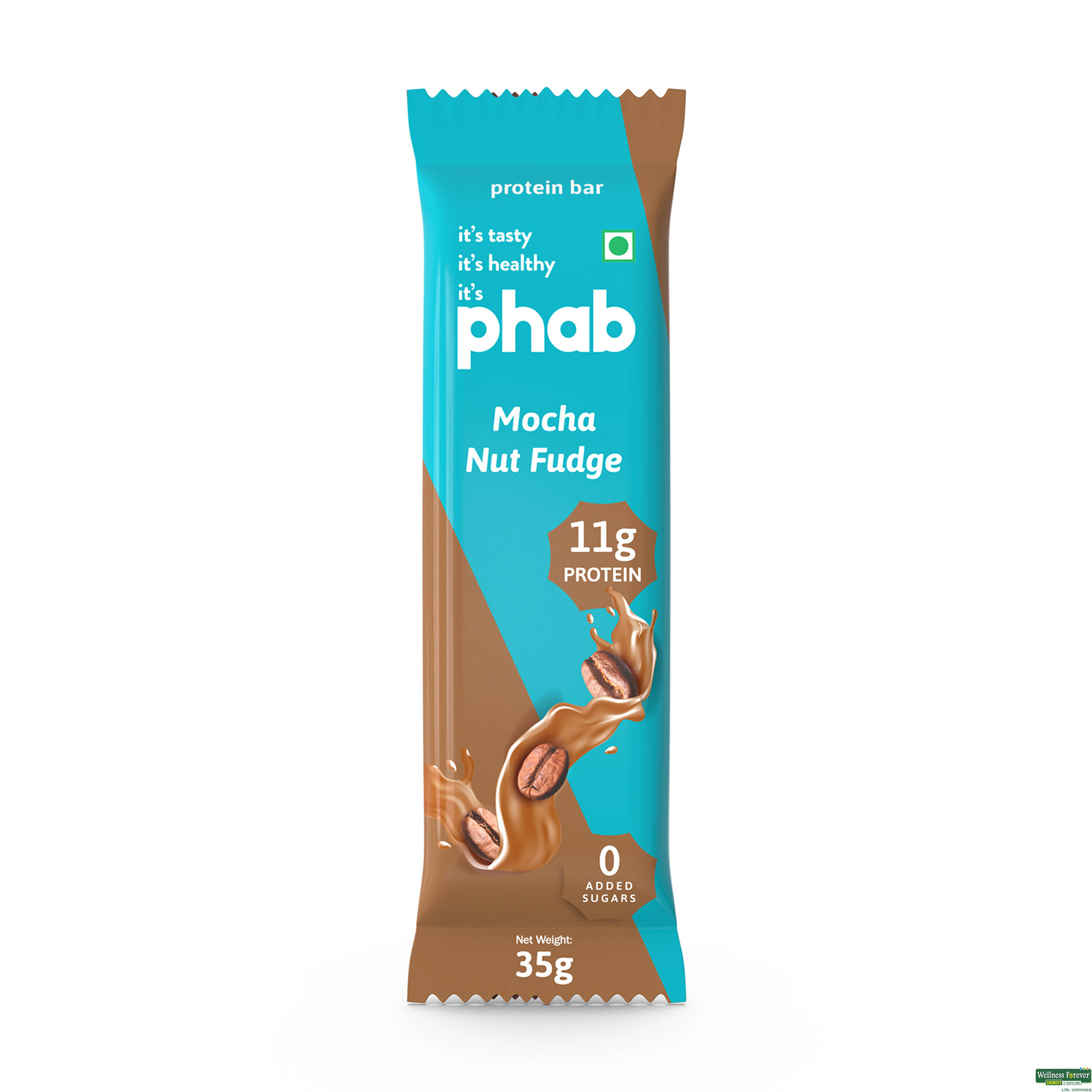Phab Protein Bar Mocha Nut Fudge 35g-image