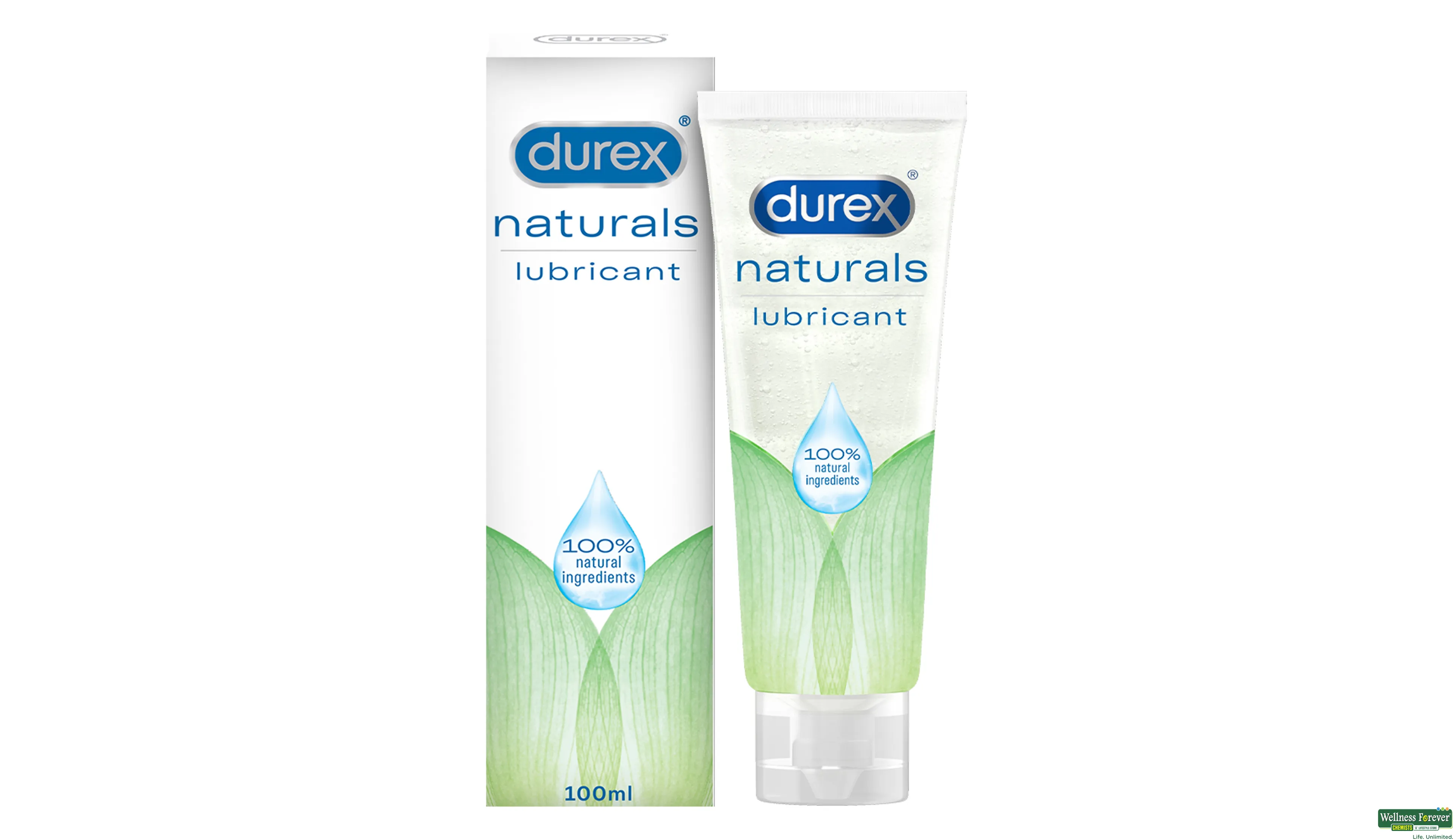 DUREX LUBES NATURALS WATERBASED 100ML- 1, 100ML, 